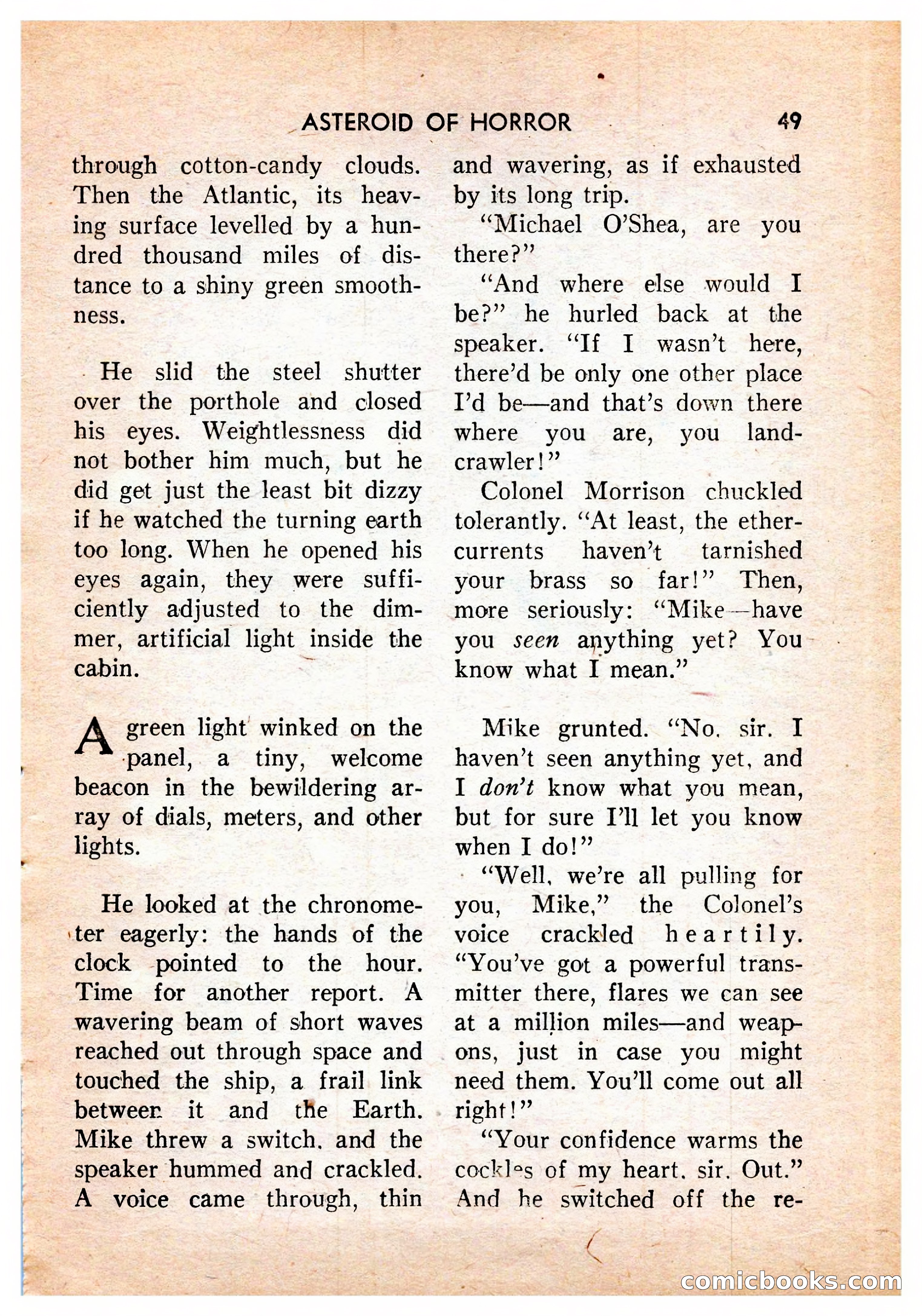 Super-Science Fiction, October 1959 — page 51 of 132