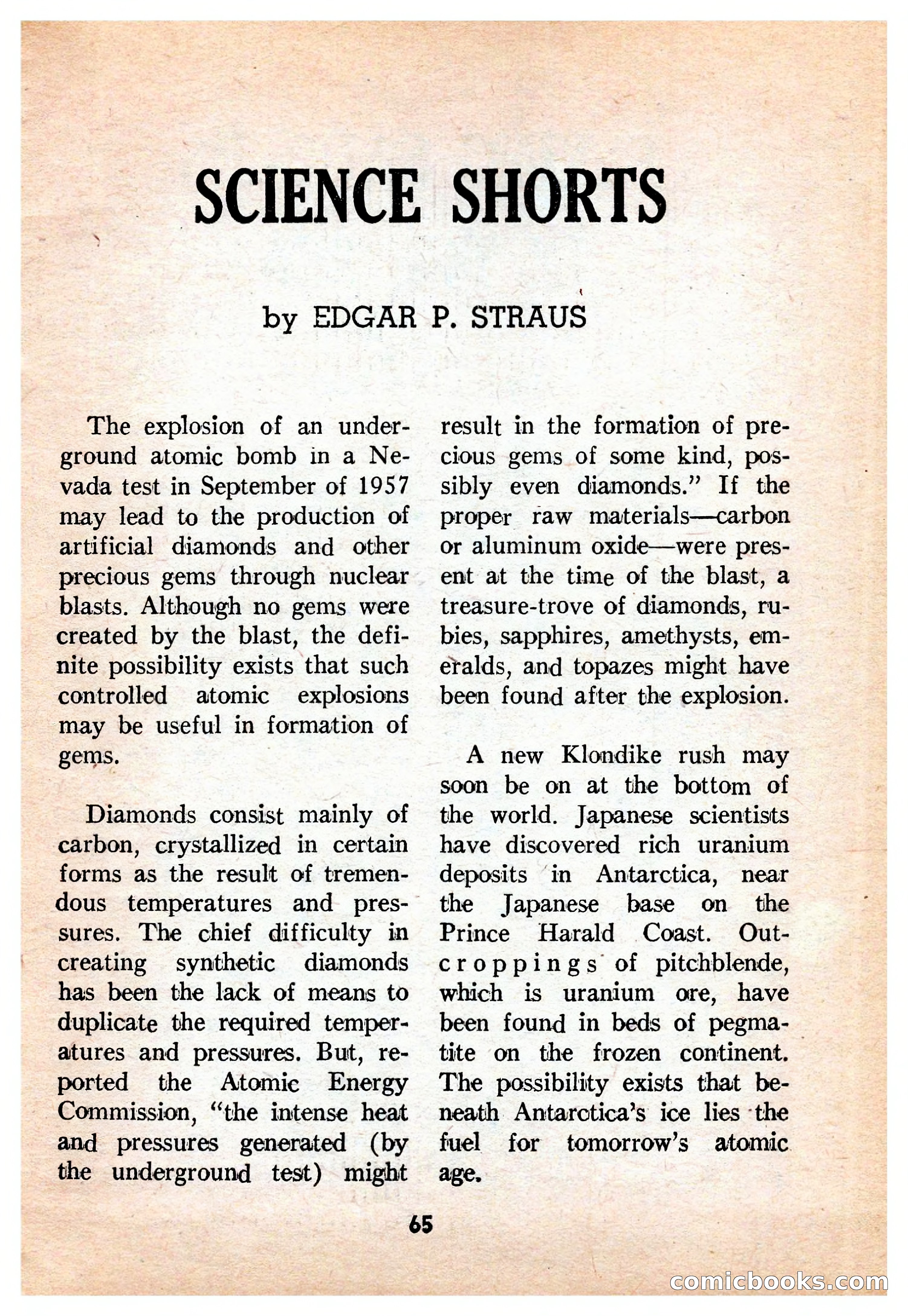 Super-Science Fiction, October 1959 — page 67 of 132