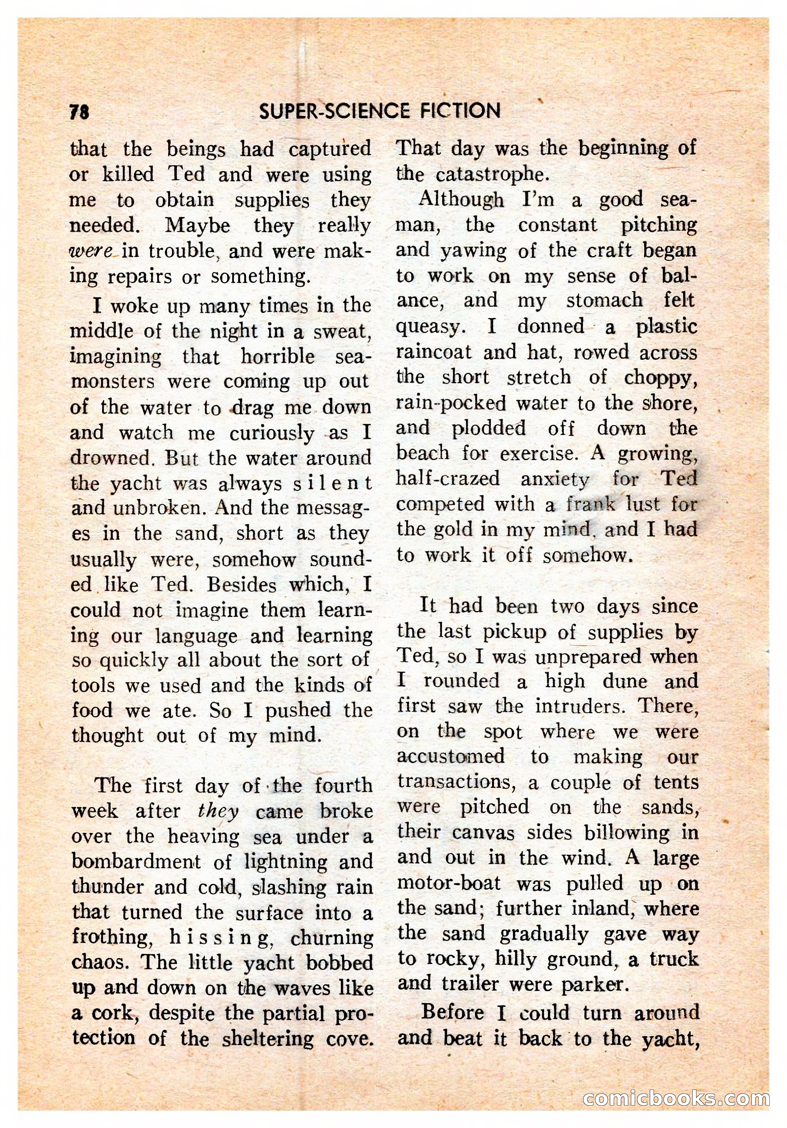 Super-Science Fiction, October 1959 — page 80 of 132