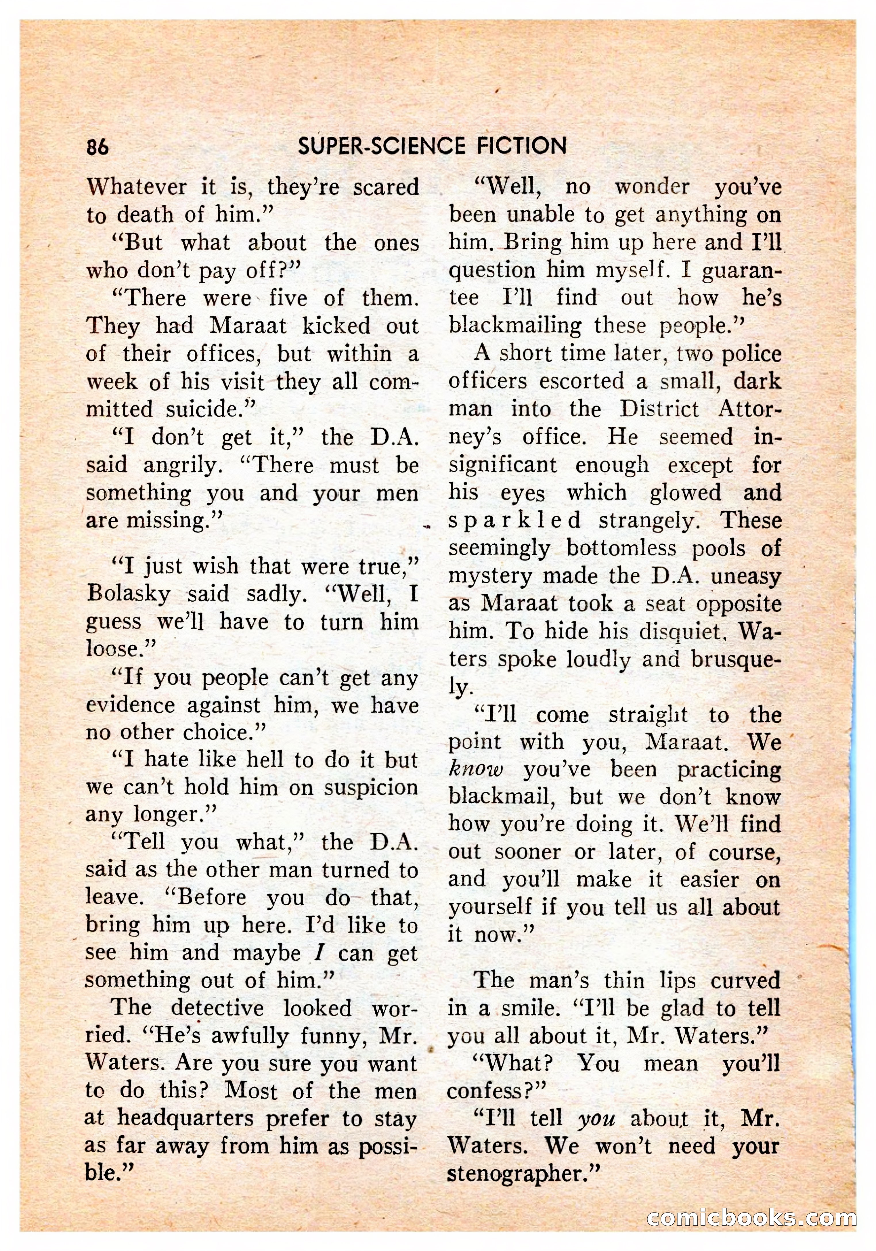 Super-Science Fiction, October 1959 — page 88 of 132