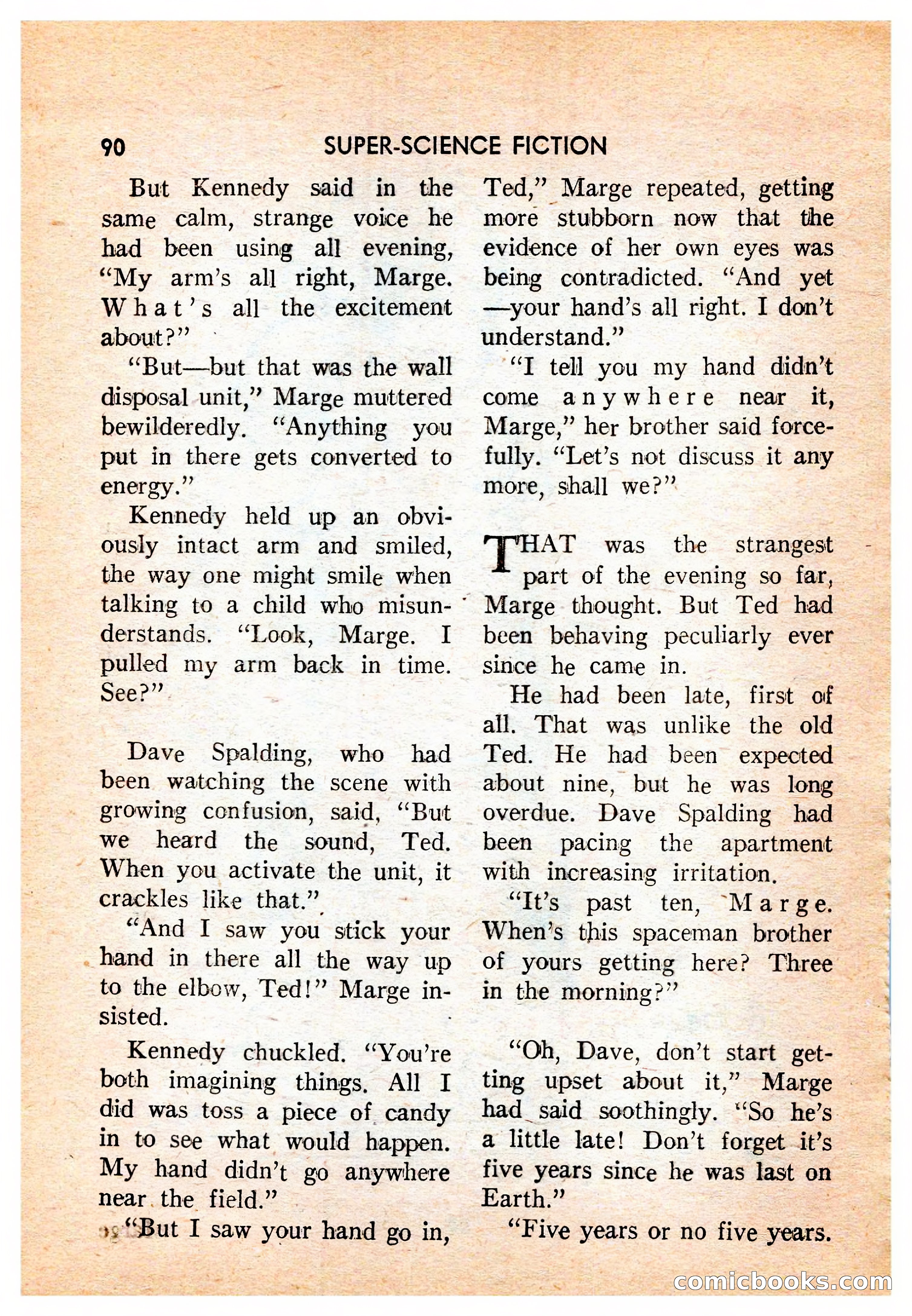 Super-Science Fiction, October 1959 — page 92 of 132