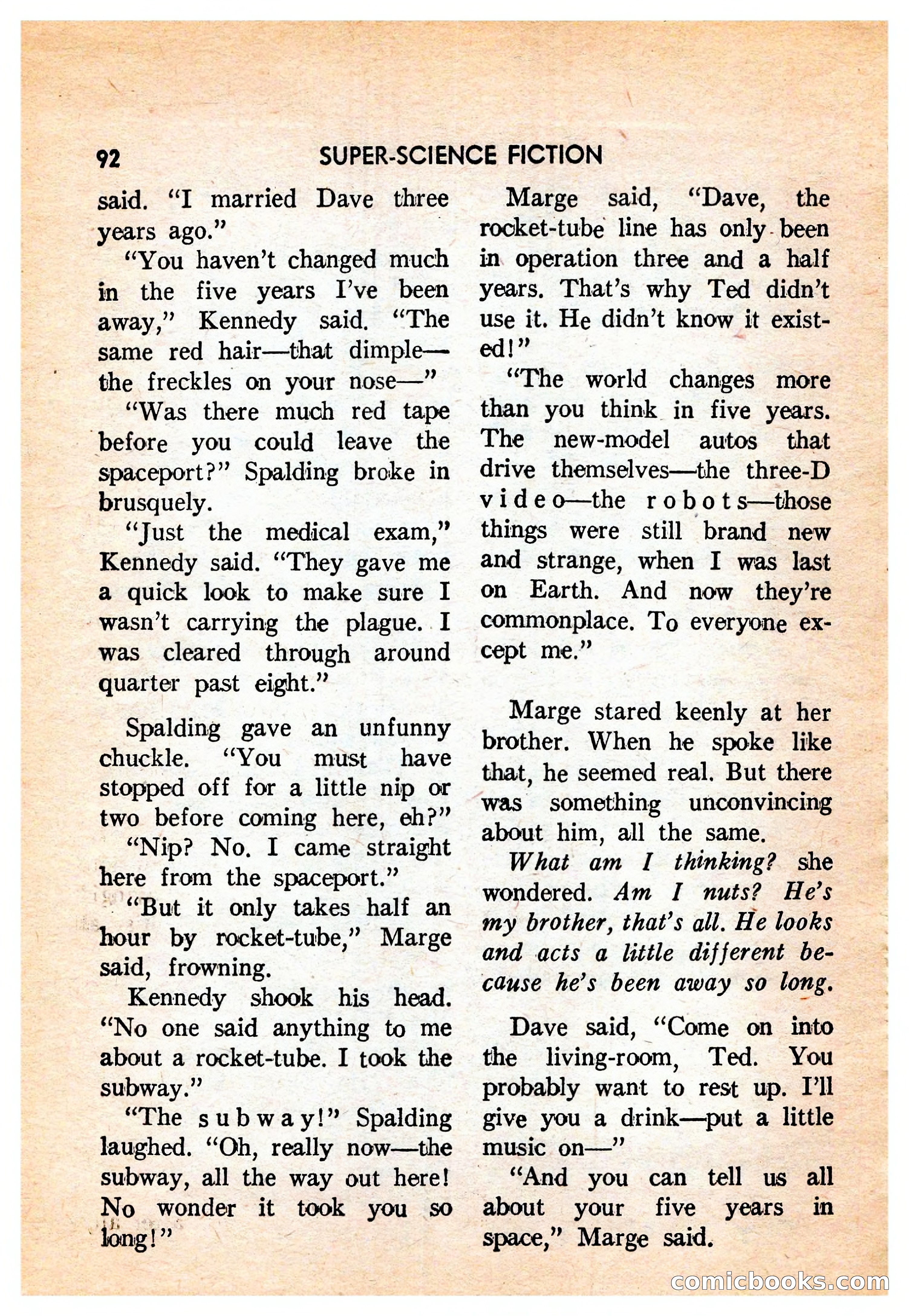Super-Science Fiction, October 1959 — page 94 of 132
