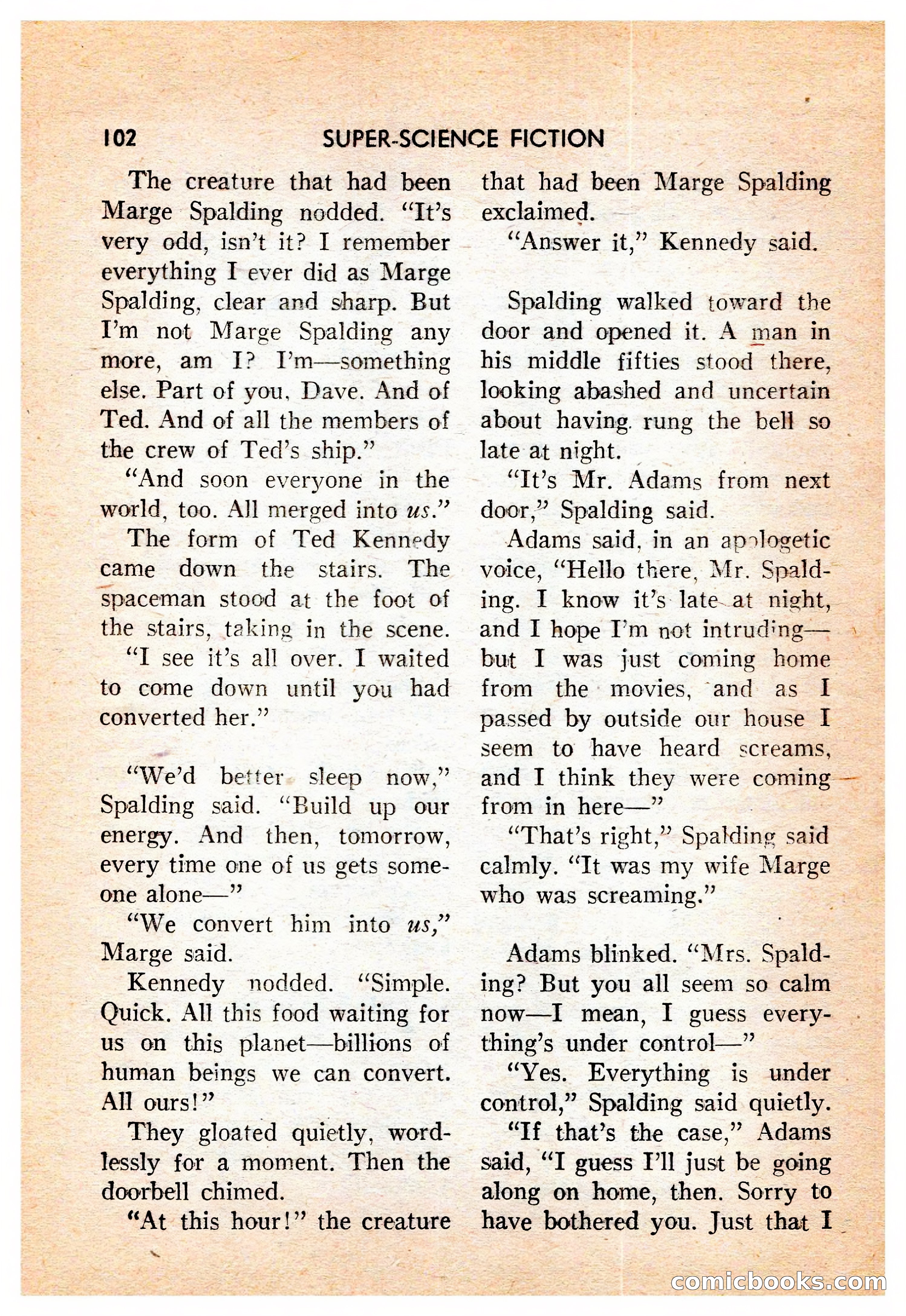 Super-Science Fiction, October 1959 — page 104 of 132