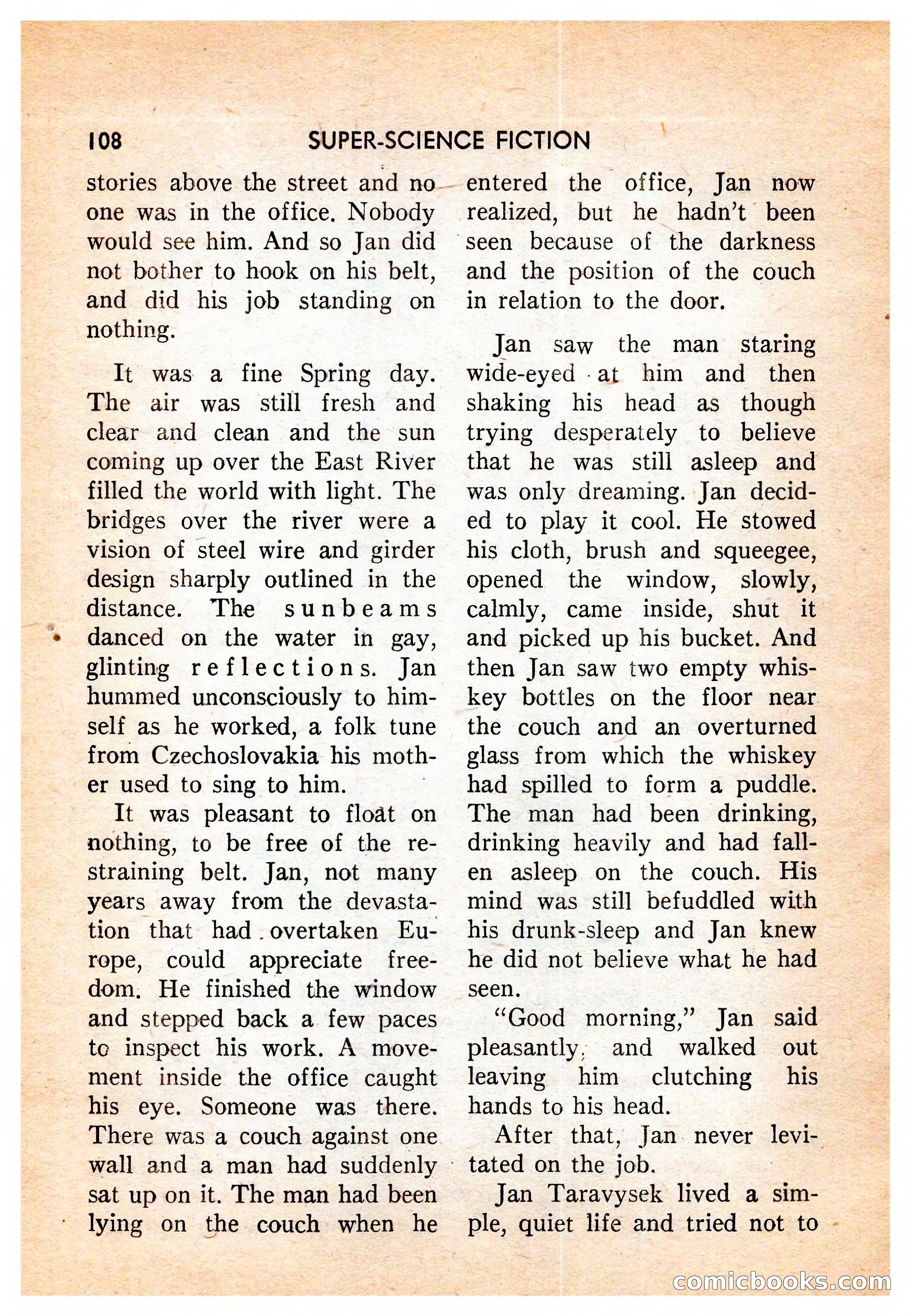 Super-Science Fiction, October 1959 — page 110 of 132