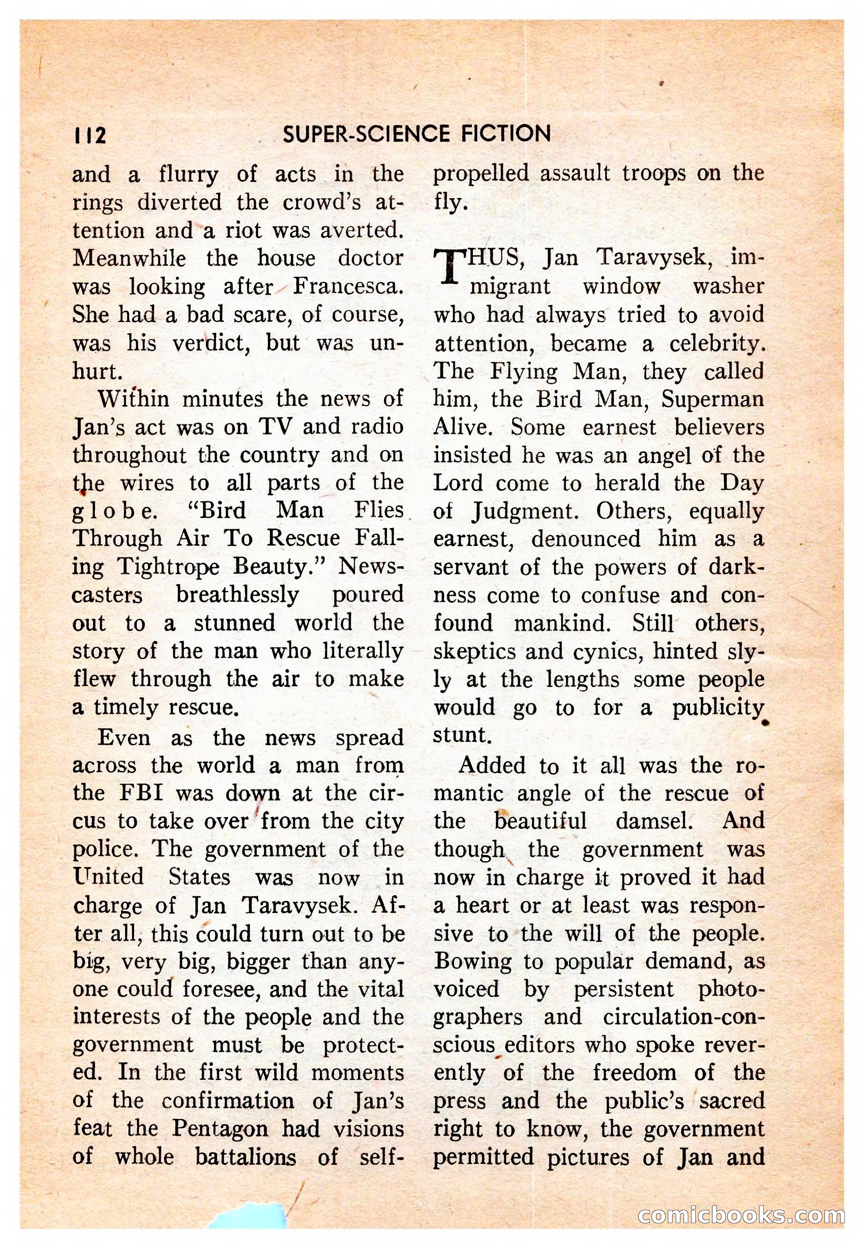Super-Science Fiction, October 1959 — page 114 of 132