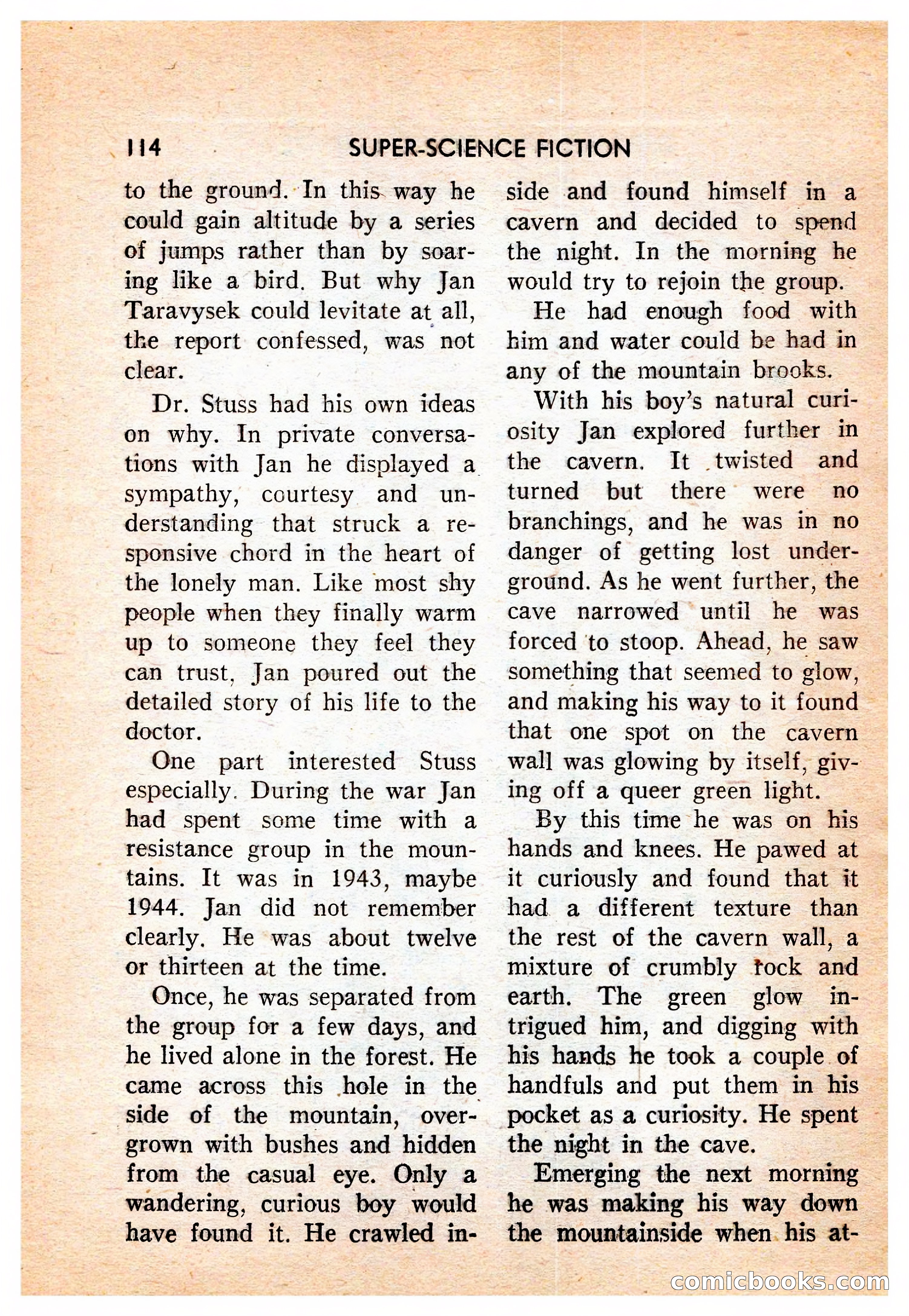 Super-Science Fiction, October 1959 — page 116 of 132