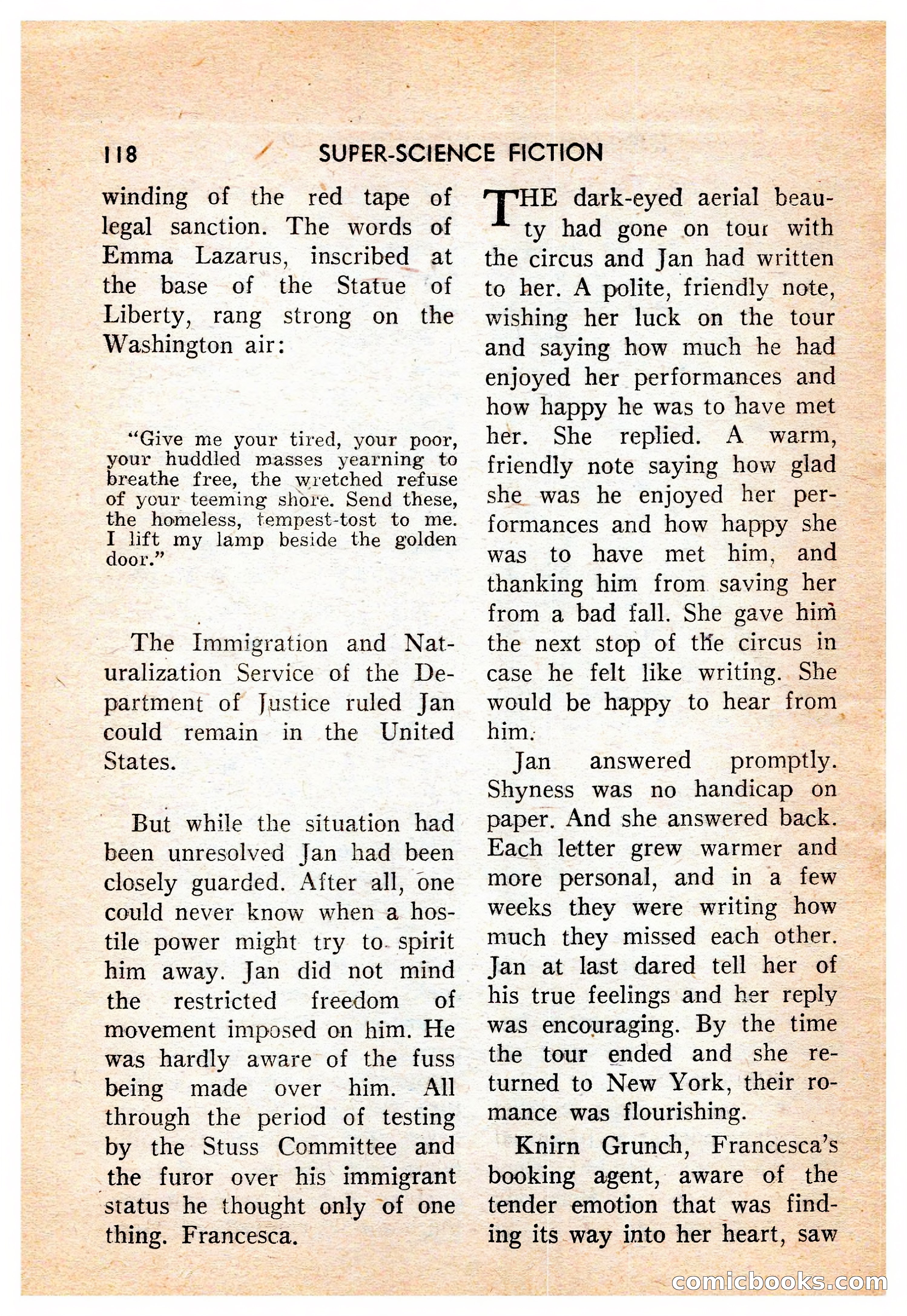 Super-Science Fiction, October 1959 — page 120 of 132