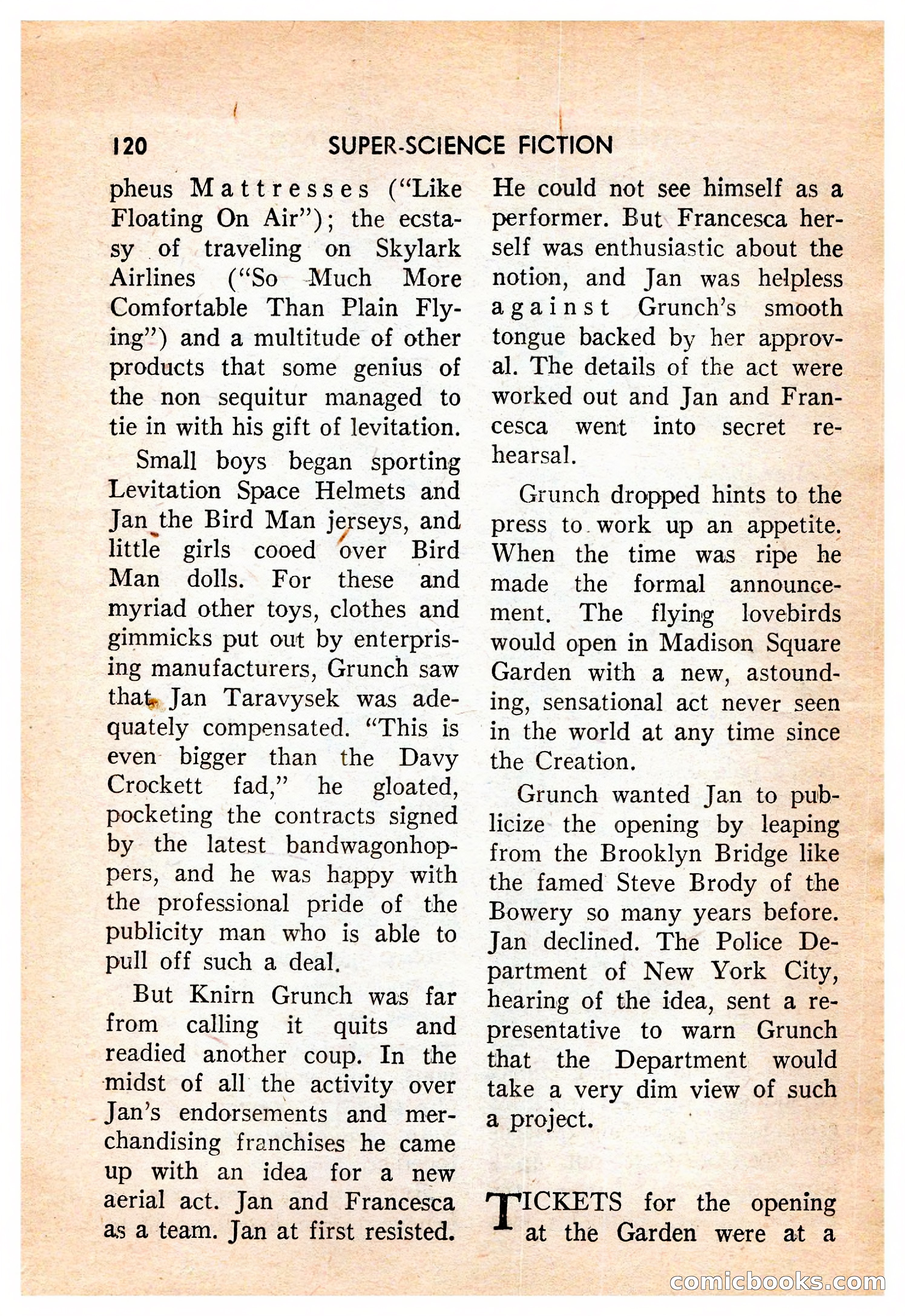 Super-Science Fiction, October 1959 — page 122 of 132