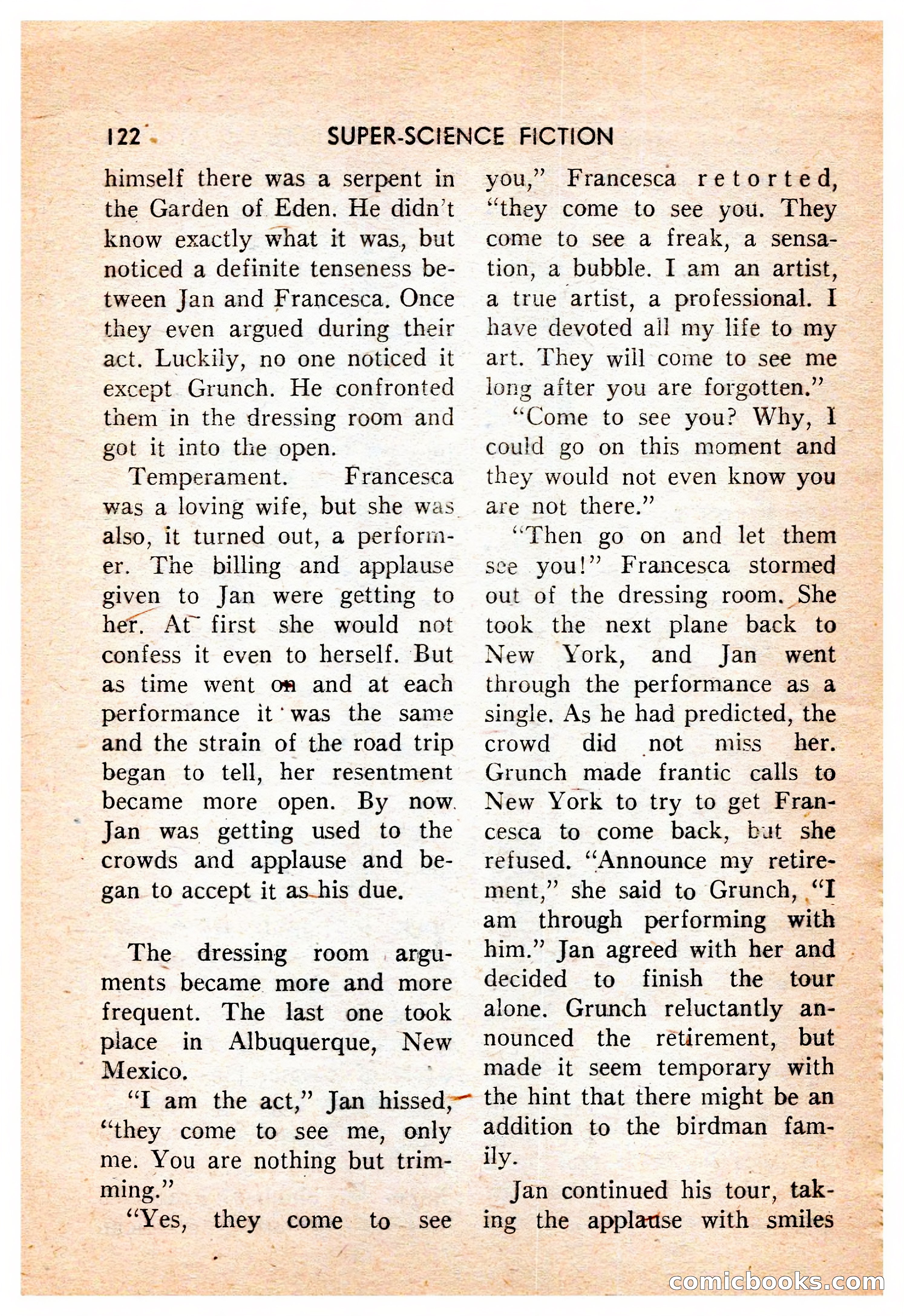 Super-Science Fiction, October 1959 — page 124 of 132