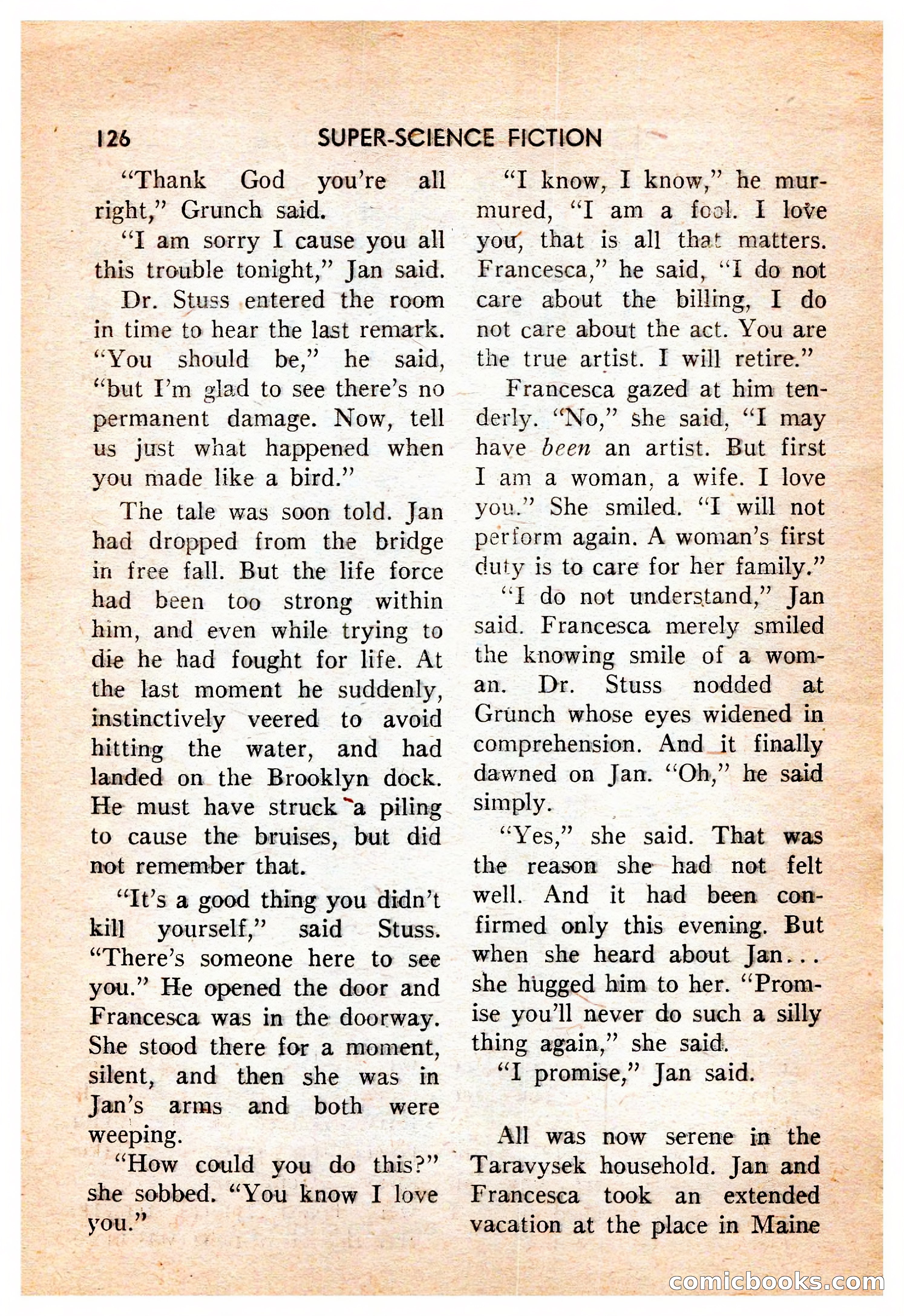Super-Science Fiction, October 1959 — page 128 of 132