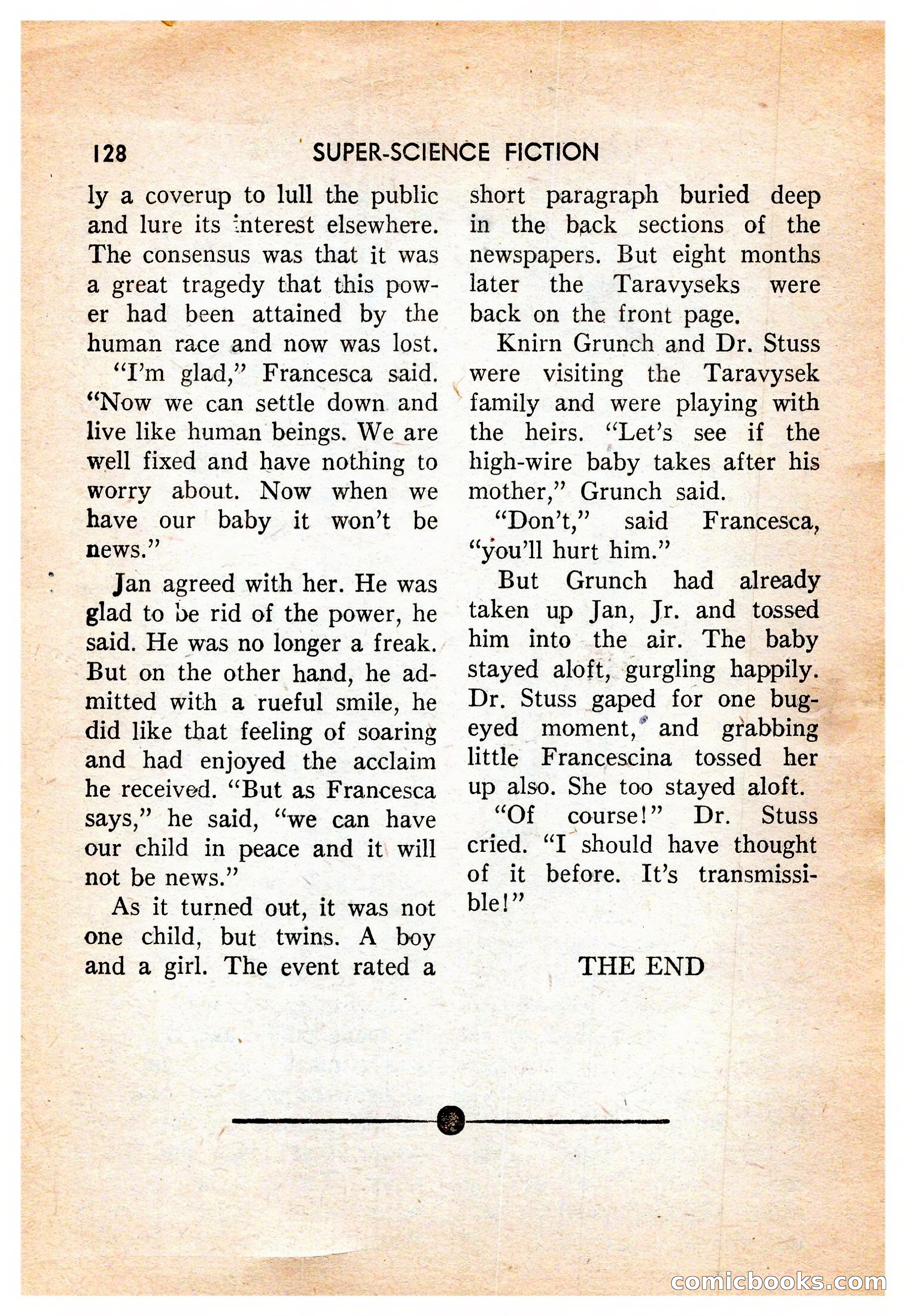 Super-Science Fiction, October 1959 — page 130 of 132