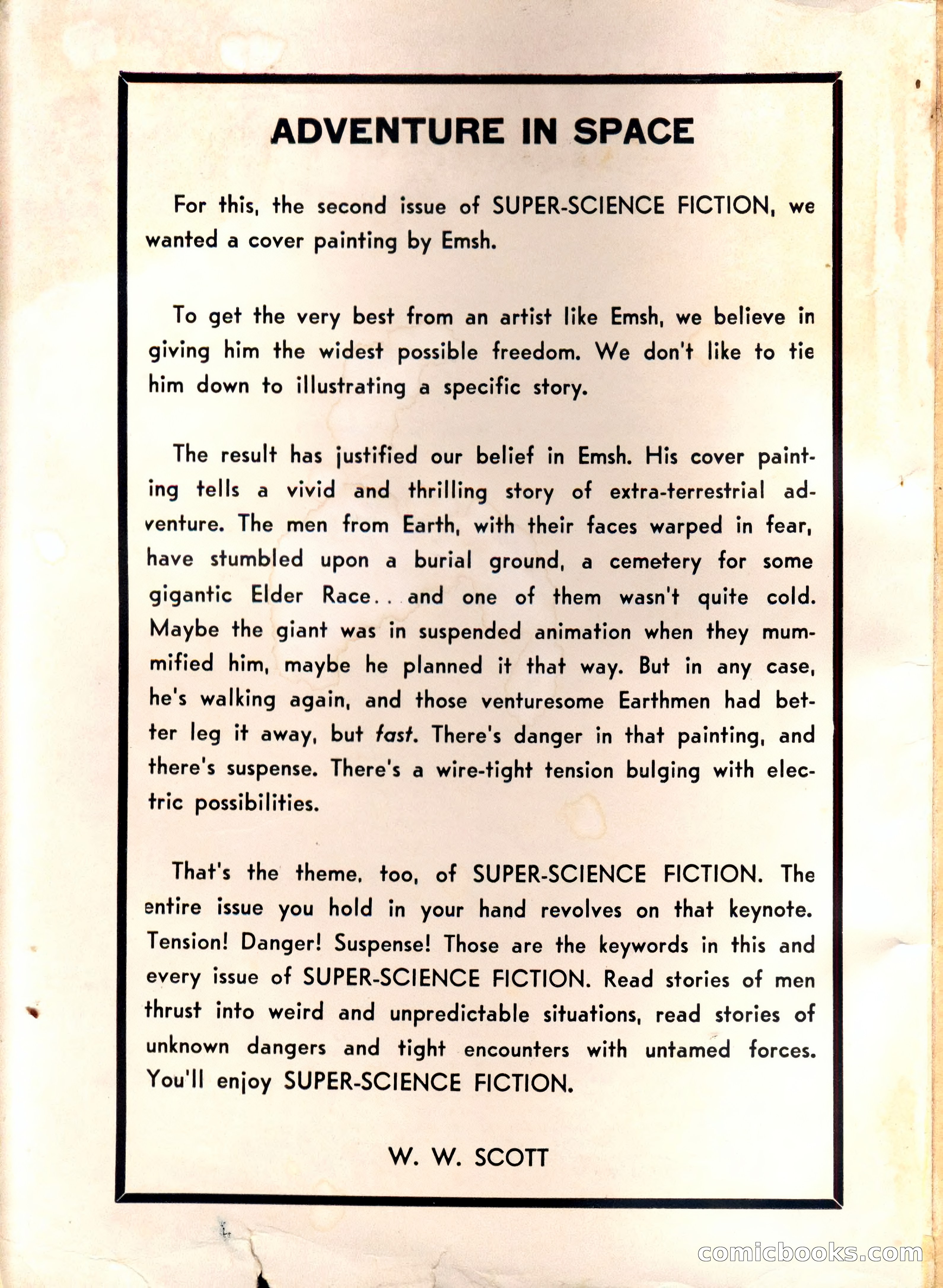 Super Science Fiction, February 1957 — page 2 of 132