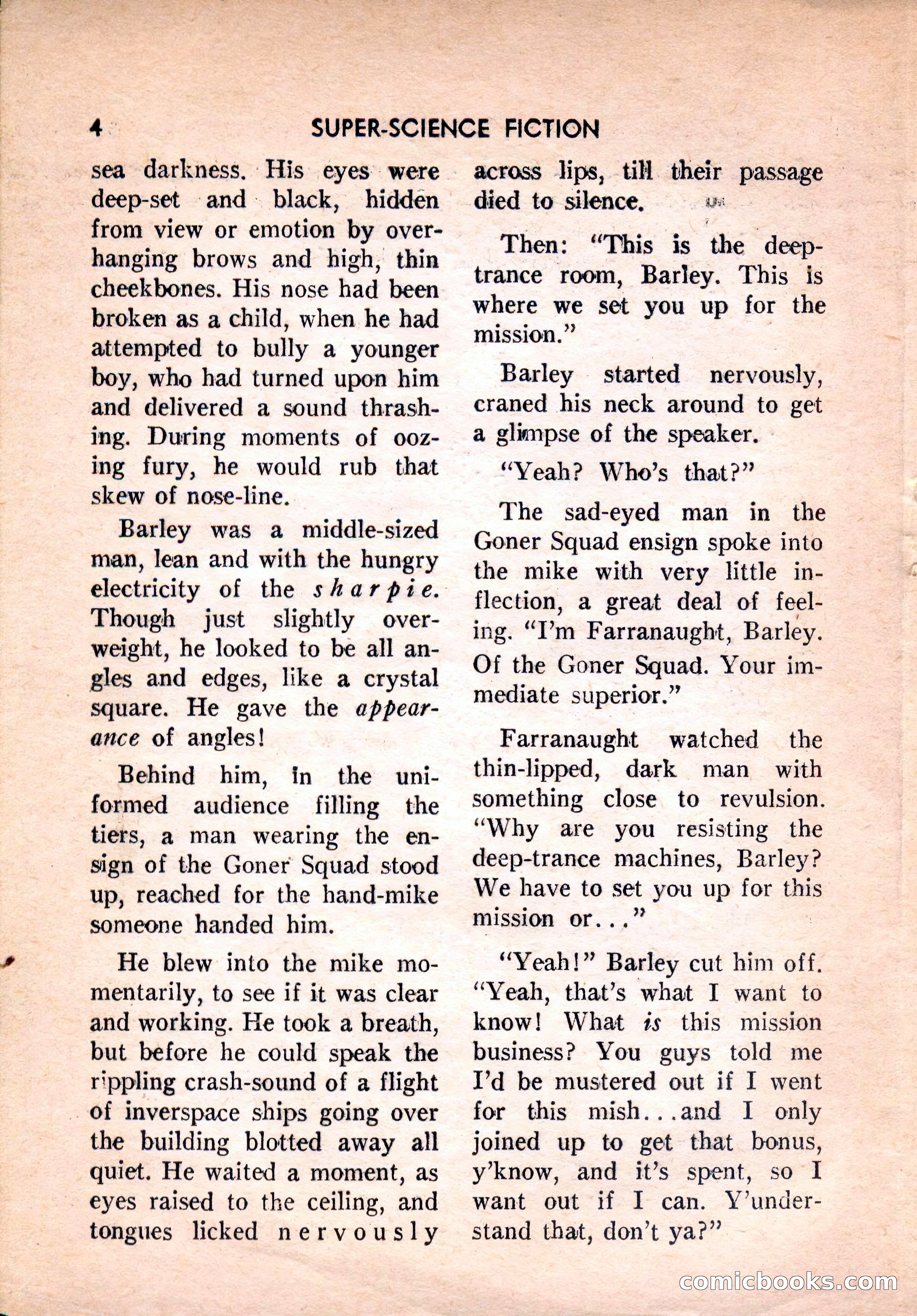 Super Science Fiction, February 1957 — page 6 of 132