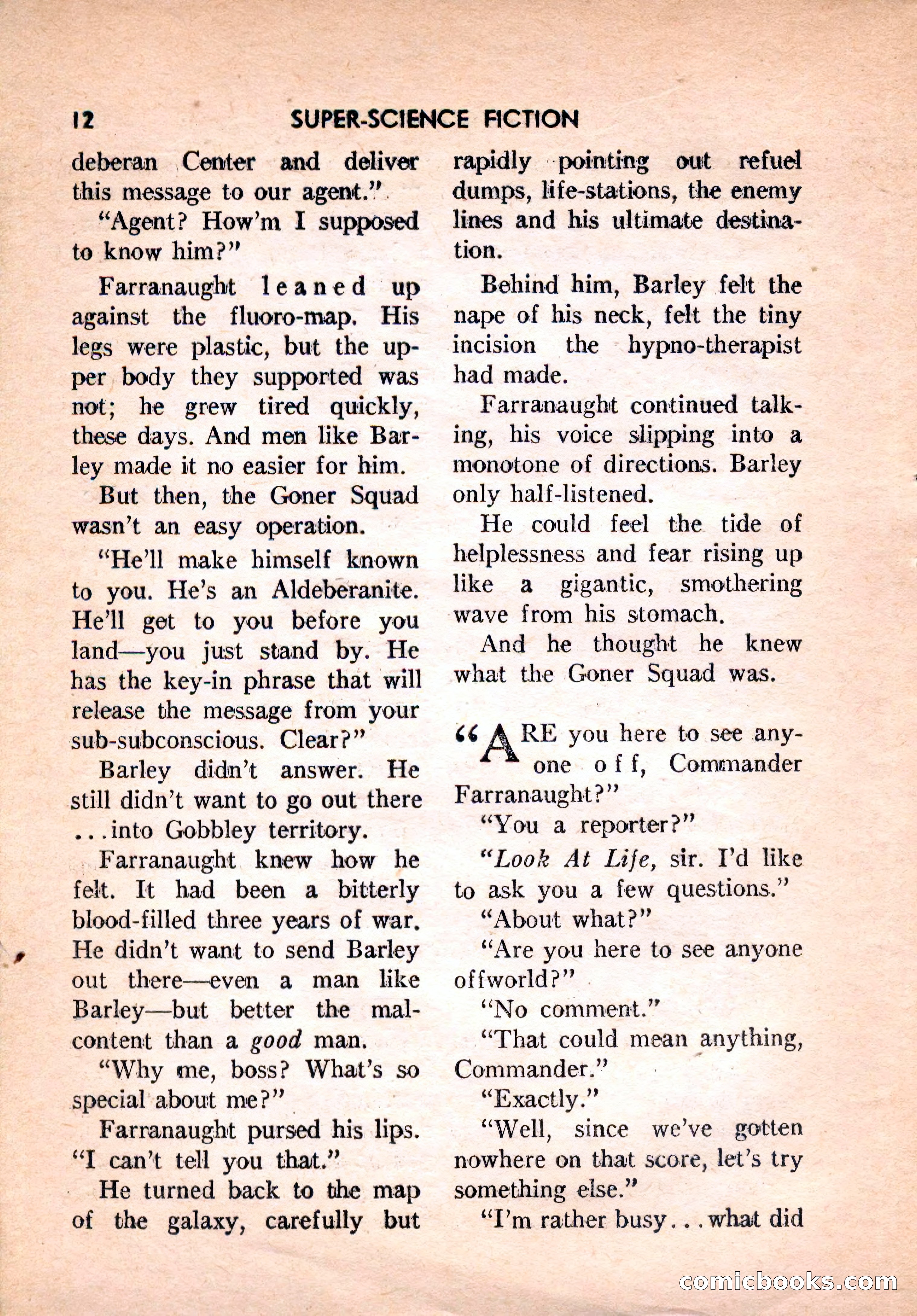 Super Science Fiction, February 1957 — page 14 of 132