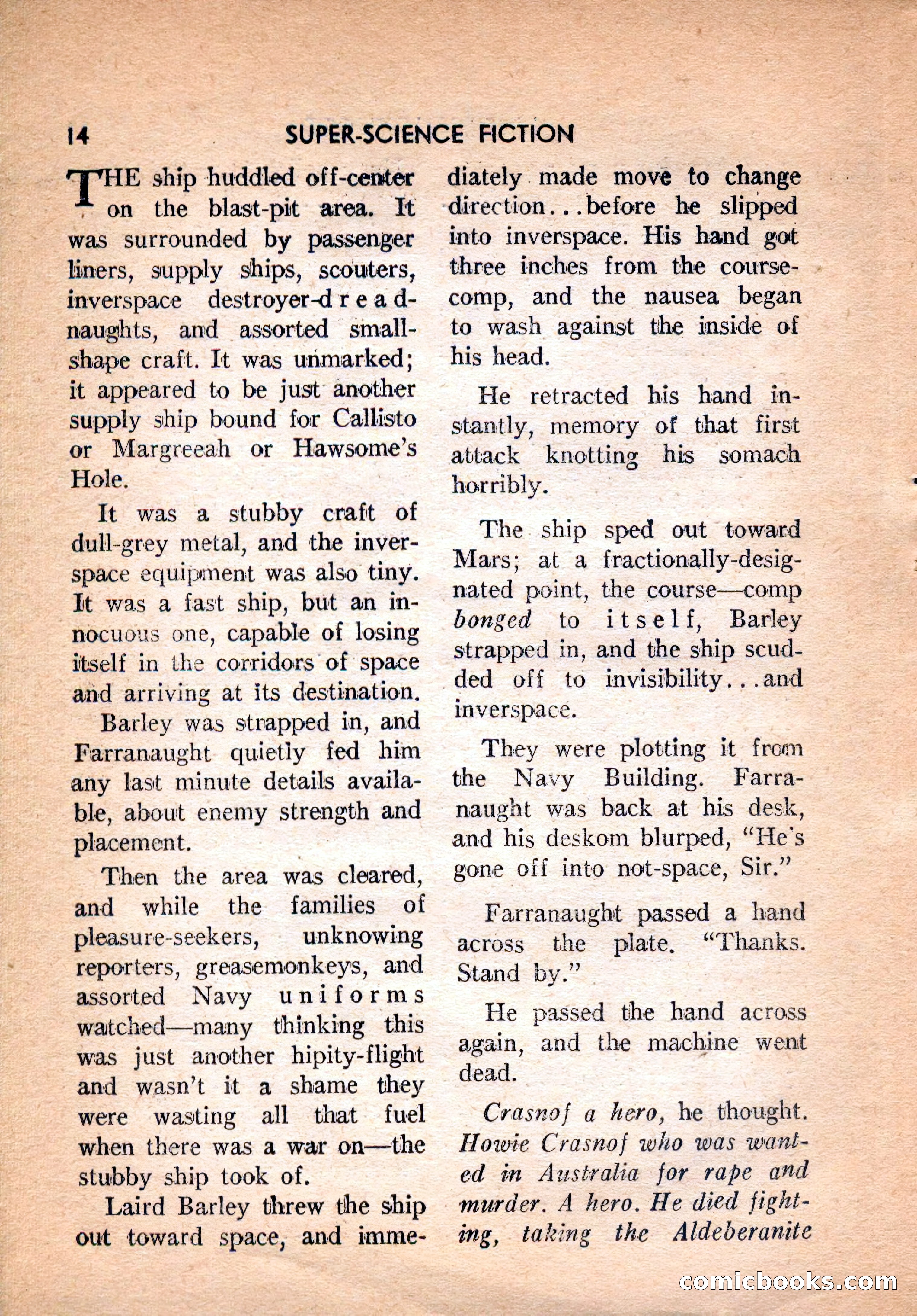 Super Science Fiction, February 1957 — page 16 of 132