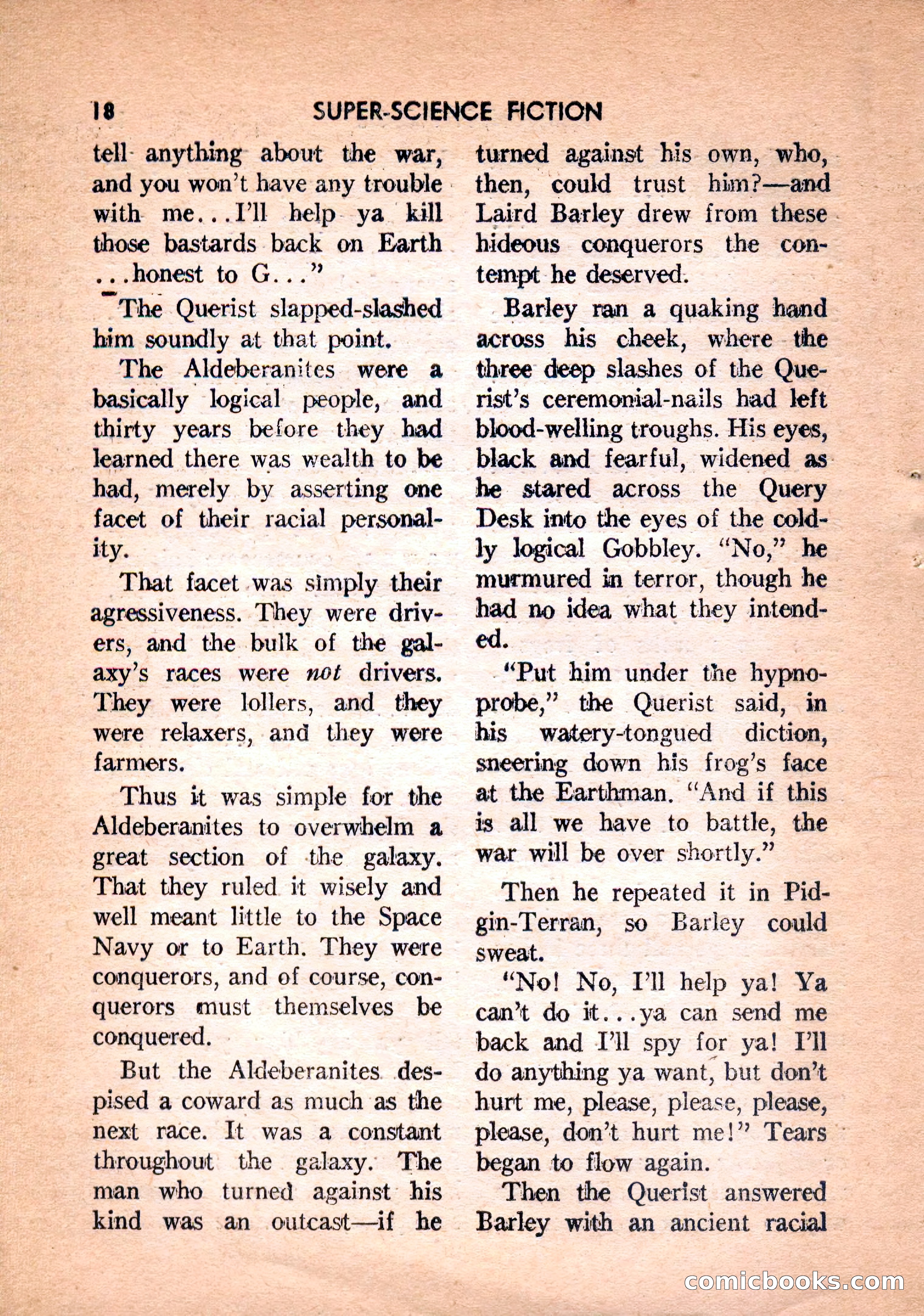 Super Science Fiction, February 1957 — page 20 of 132