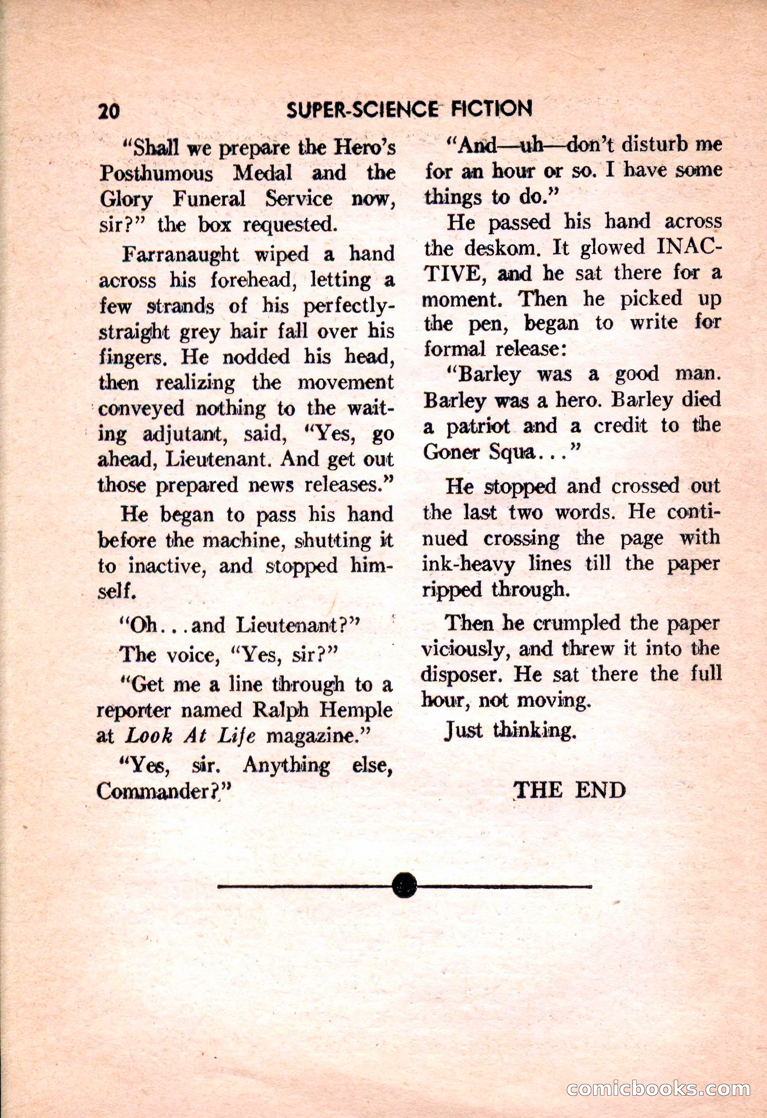 Super Science Fiction, February 1957 — page 22 of 132