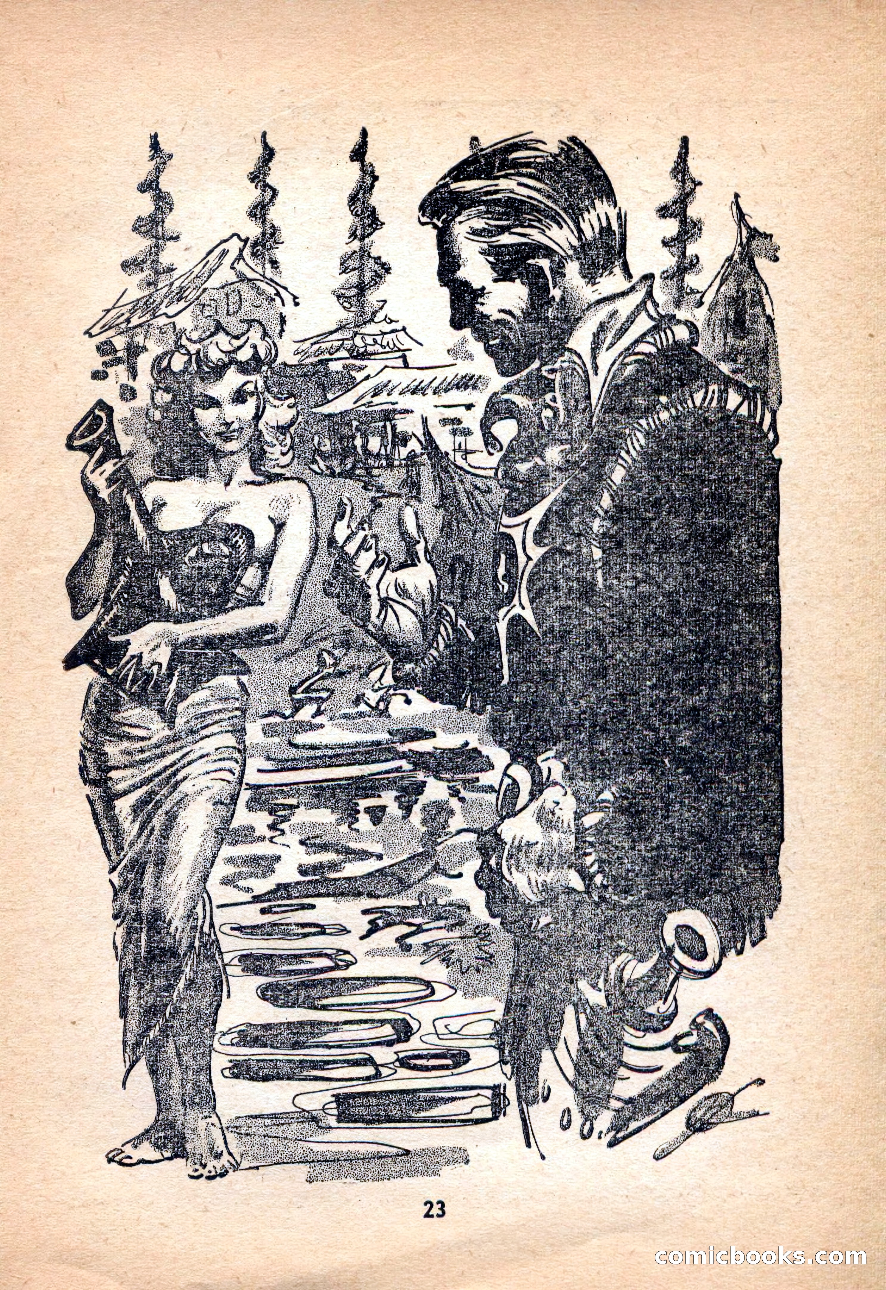 Super Science Fiction, February 1957 — page 25 of 132