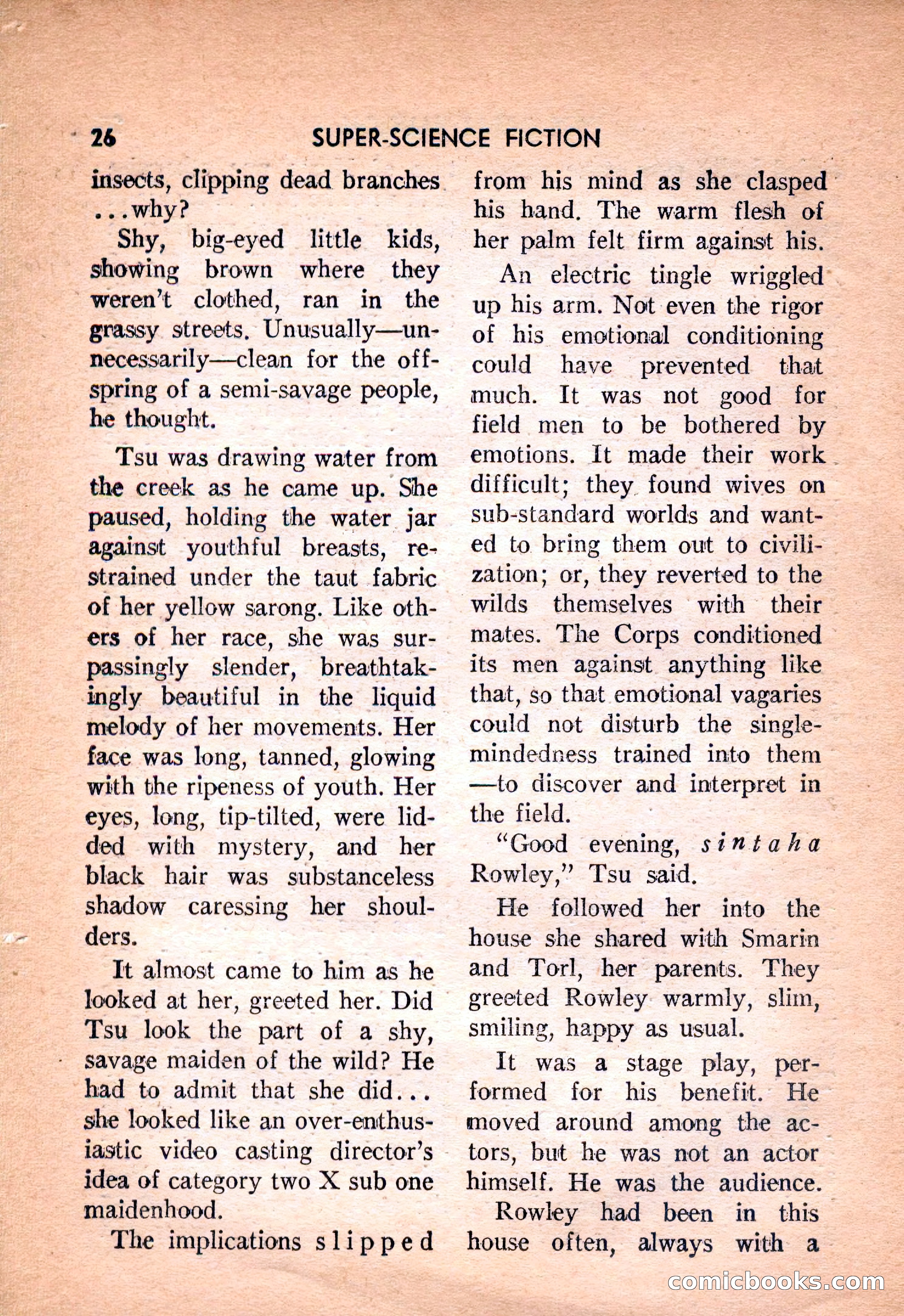 Super Science Fiction, February 1957 — page 28 of 132