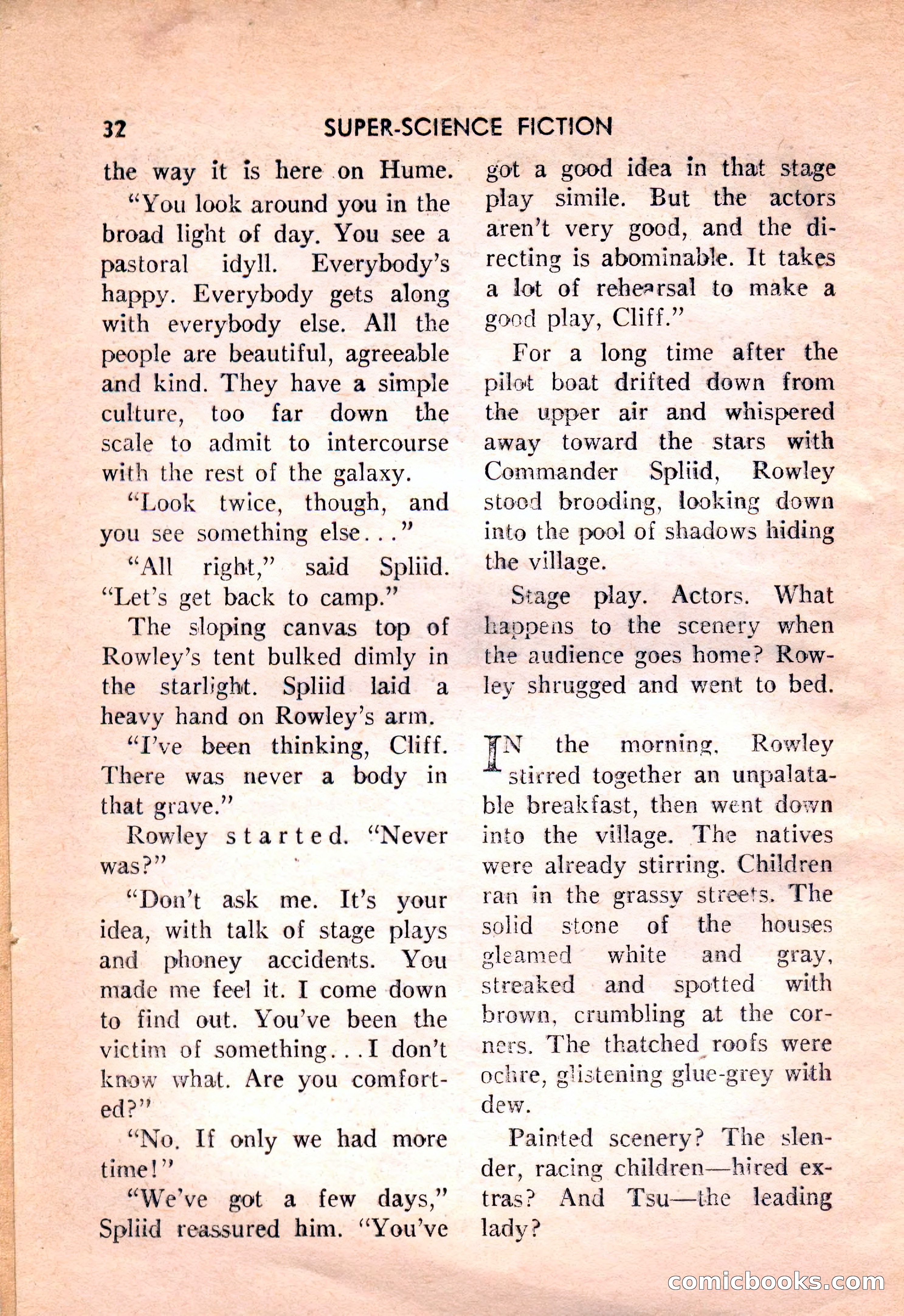 Super Science Fiction, February 1957 — page 34 of 132