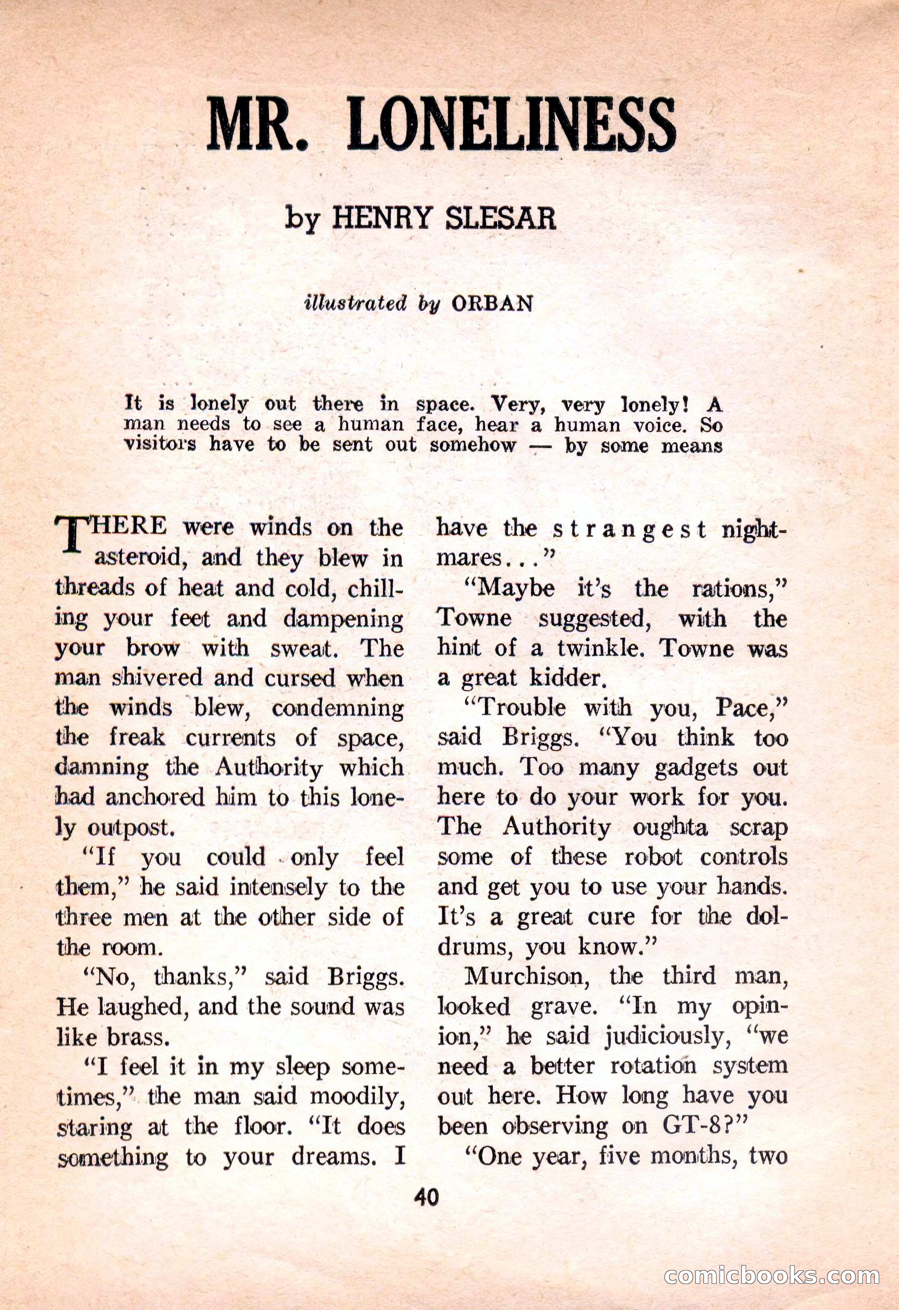 Super Science Fiction, February 1957 — page 42 of 132