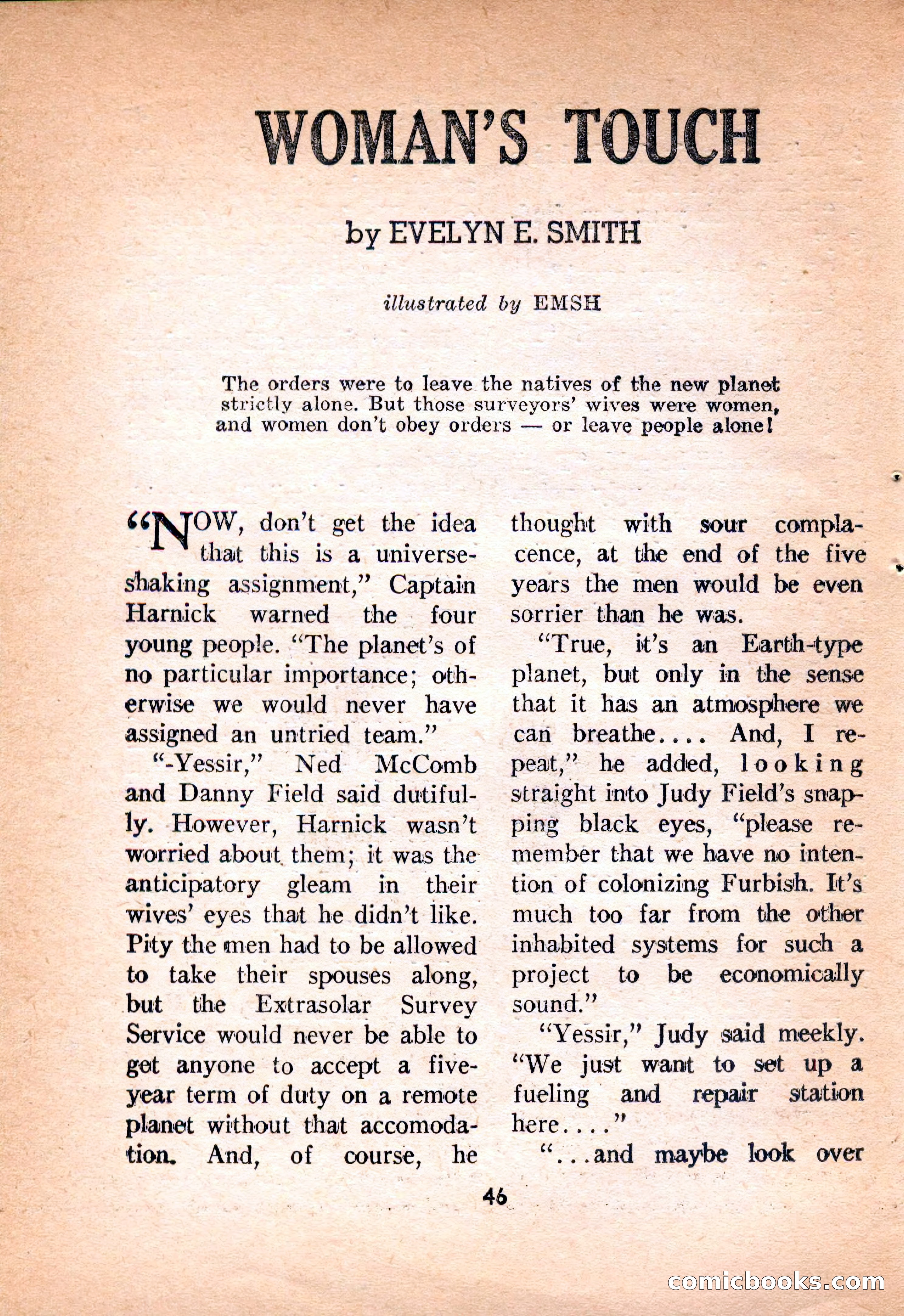 Super Science Fiction, February 1957 — page 48 of 132