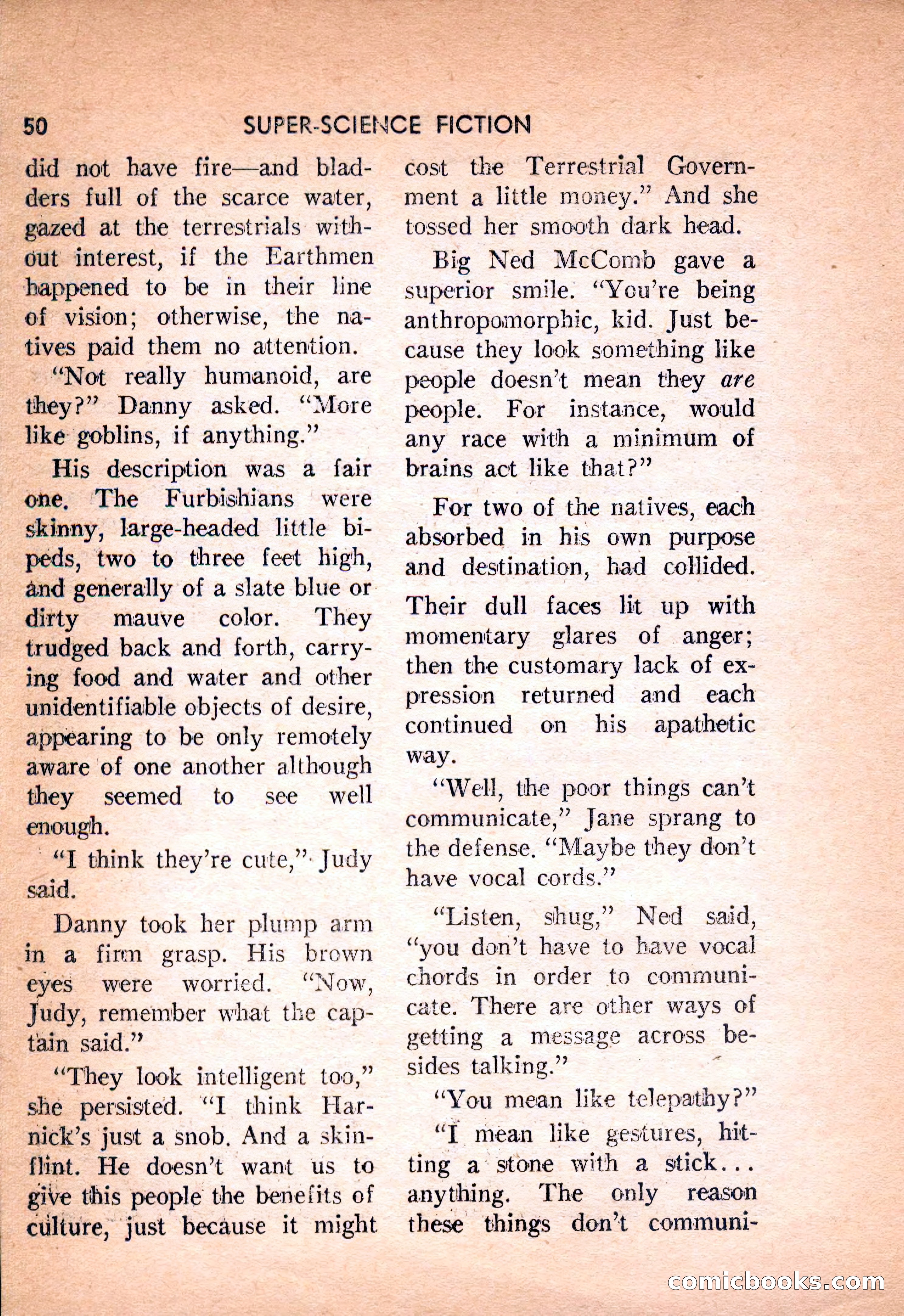Super Science Fiction, February 1957 — page 52 of 132