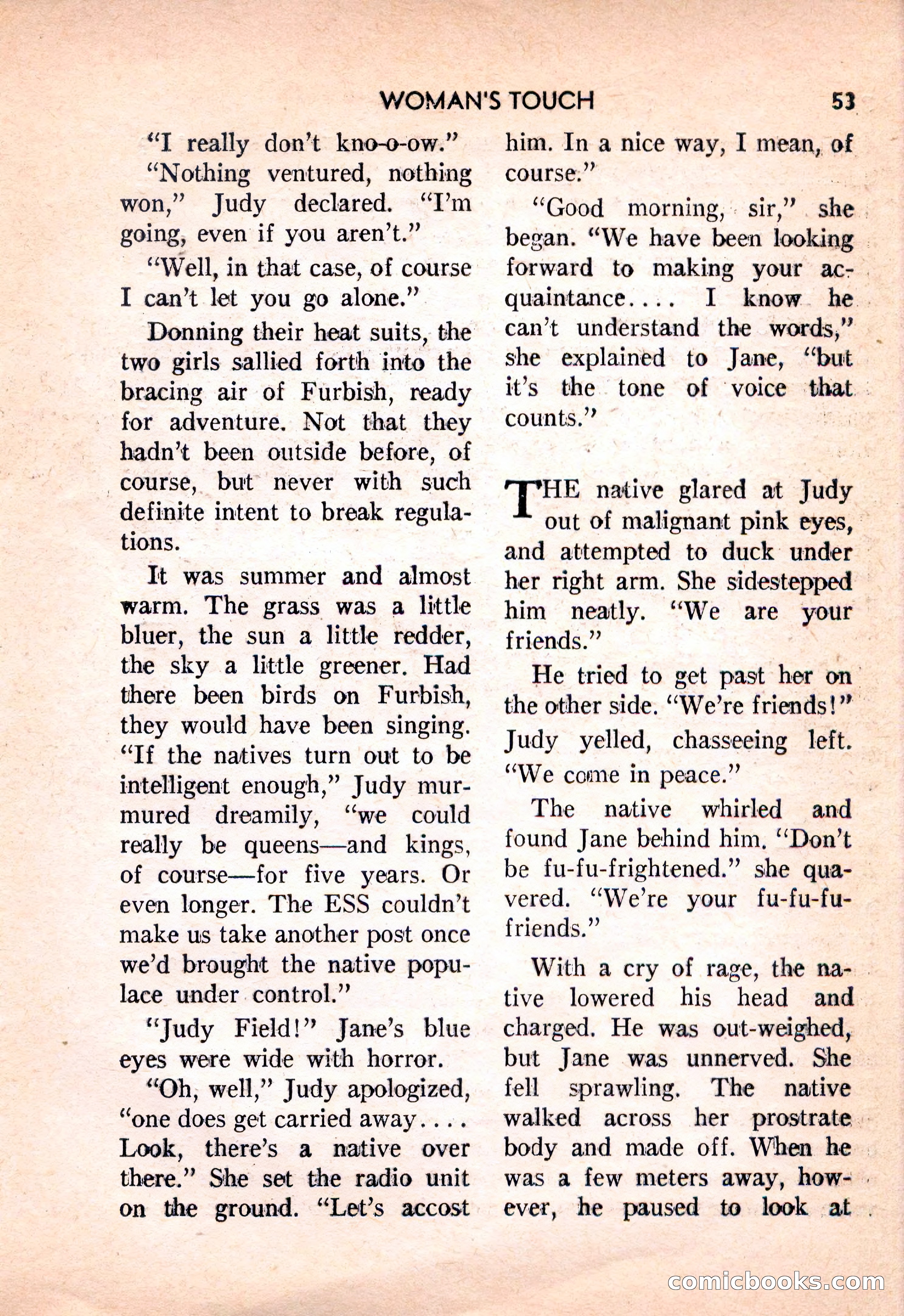 Super Science Fiction, February 1957 — page 55 of 132