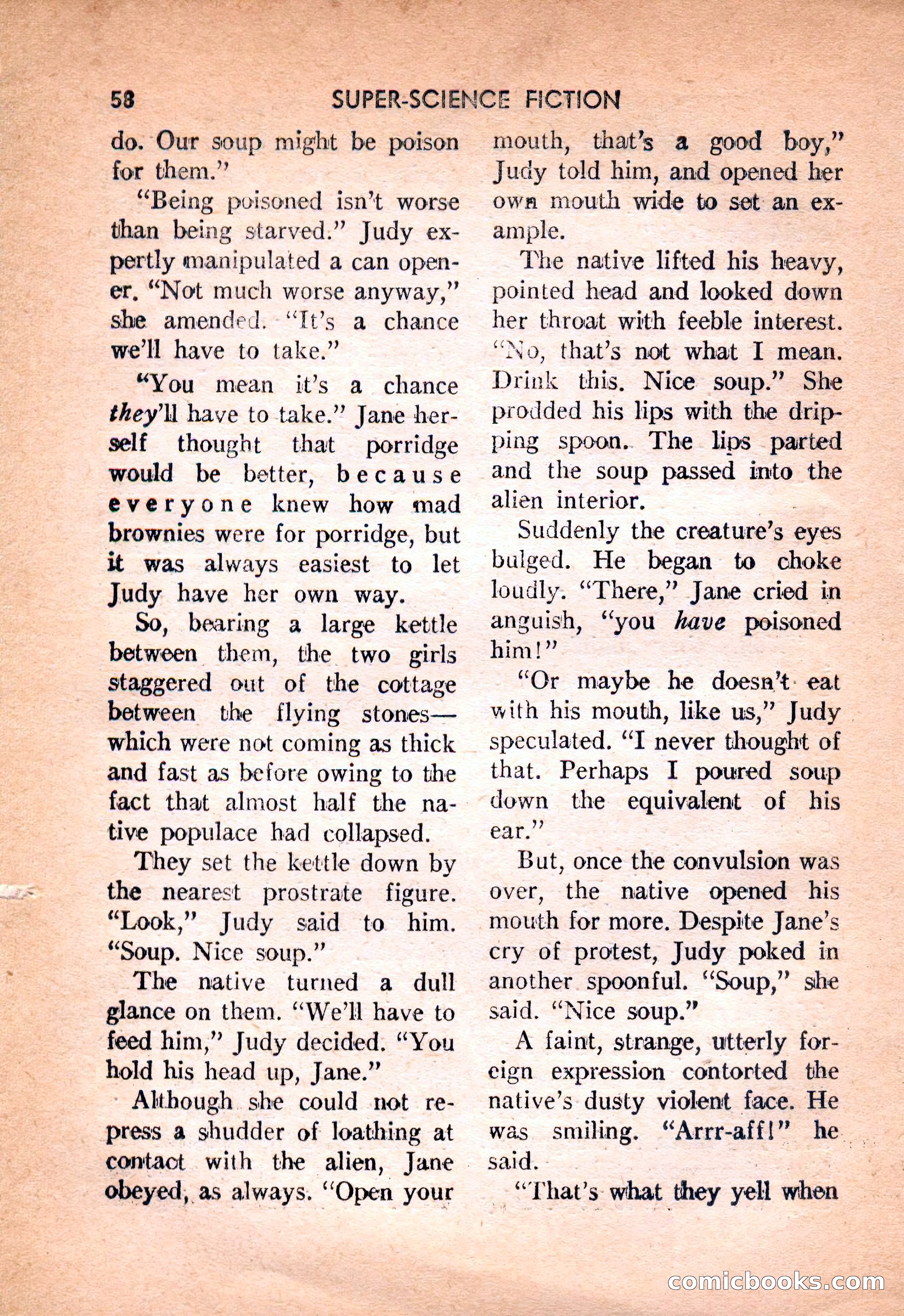 Super Science Fiction, February 1957 — page 60 of 132