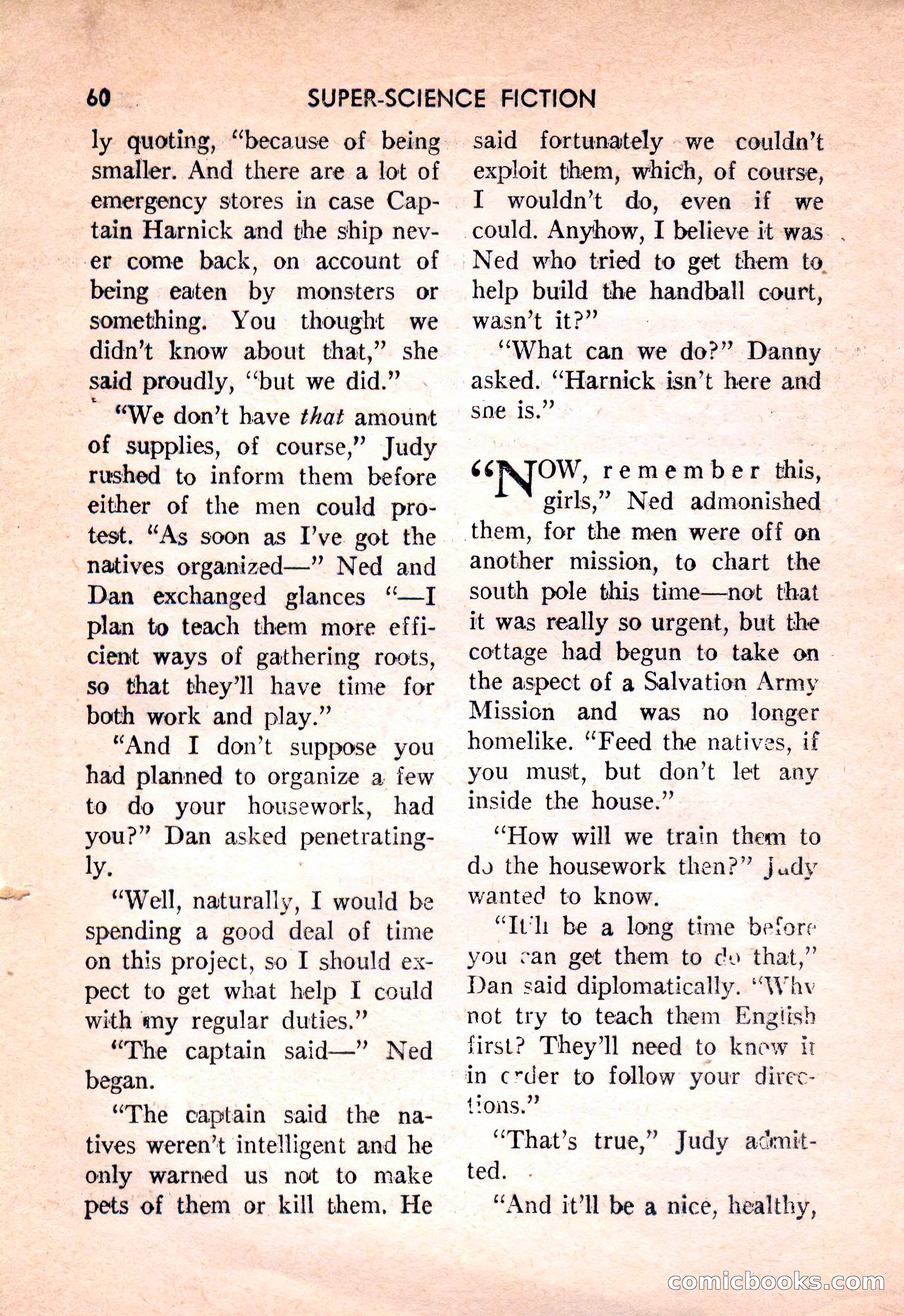 Super Science Fiction, February 1957 — page 62 of 132