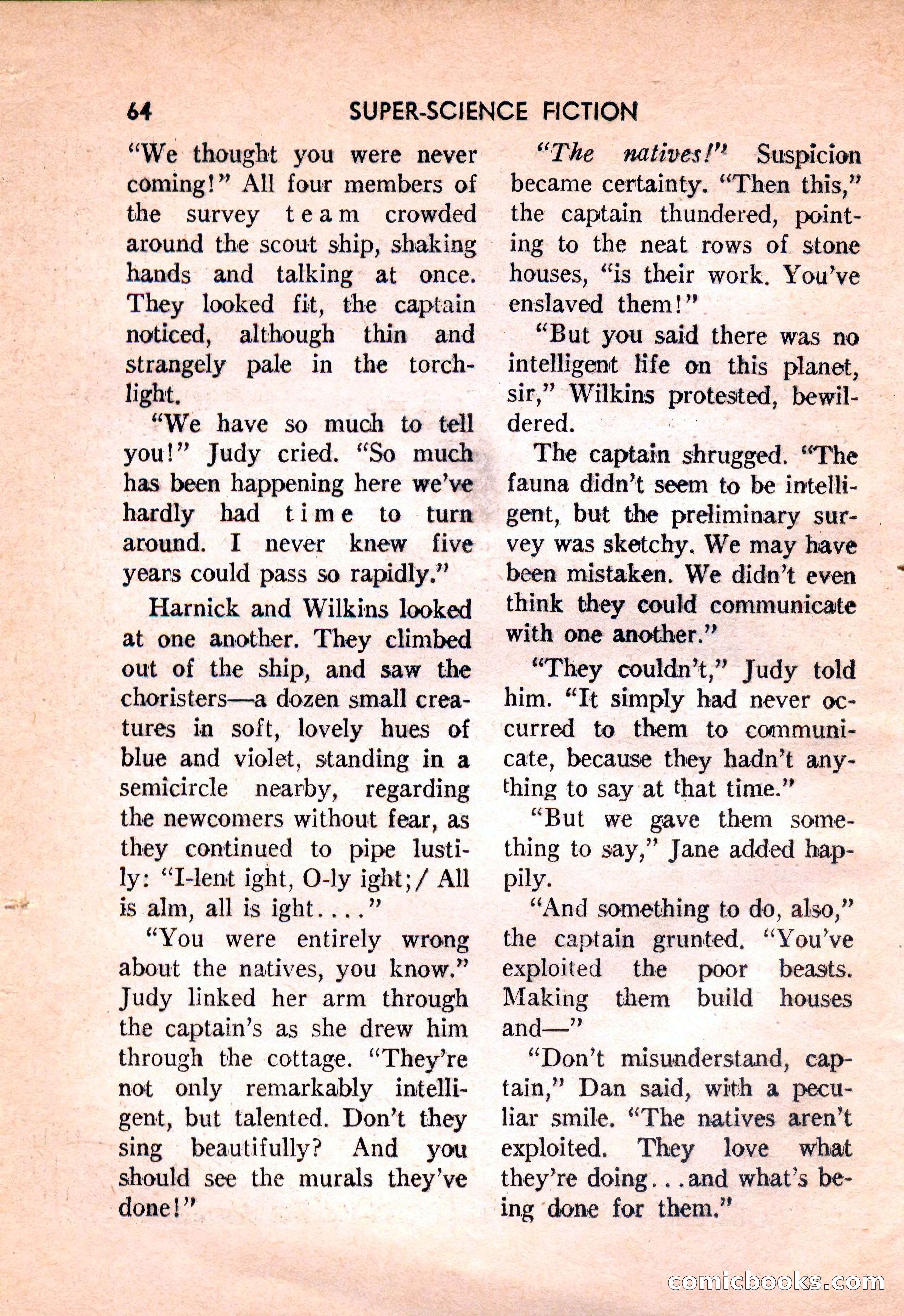 Super Science Fiction, February 1957 — page 66 of 132
