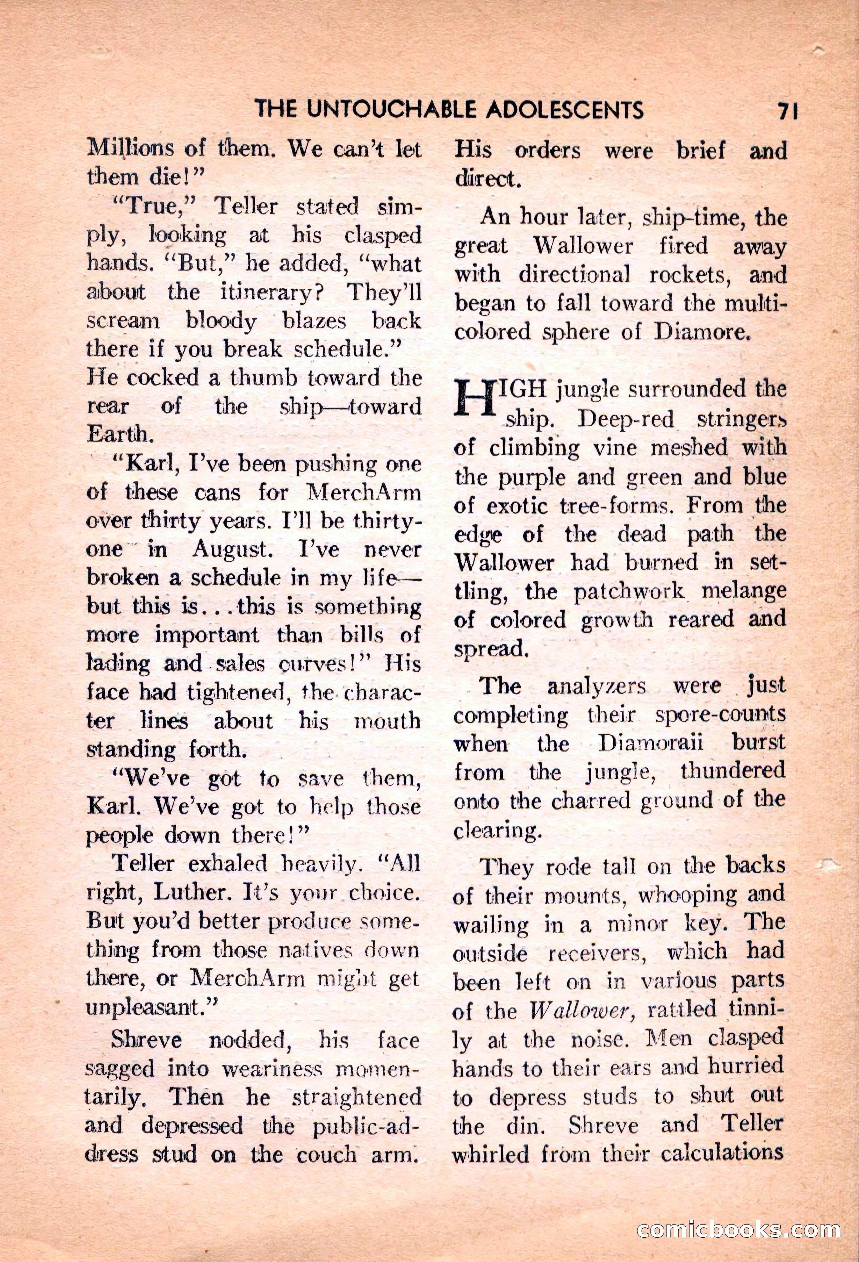 Super Science Fiction, February 1957 — page 73 of 132