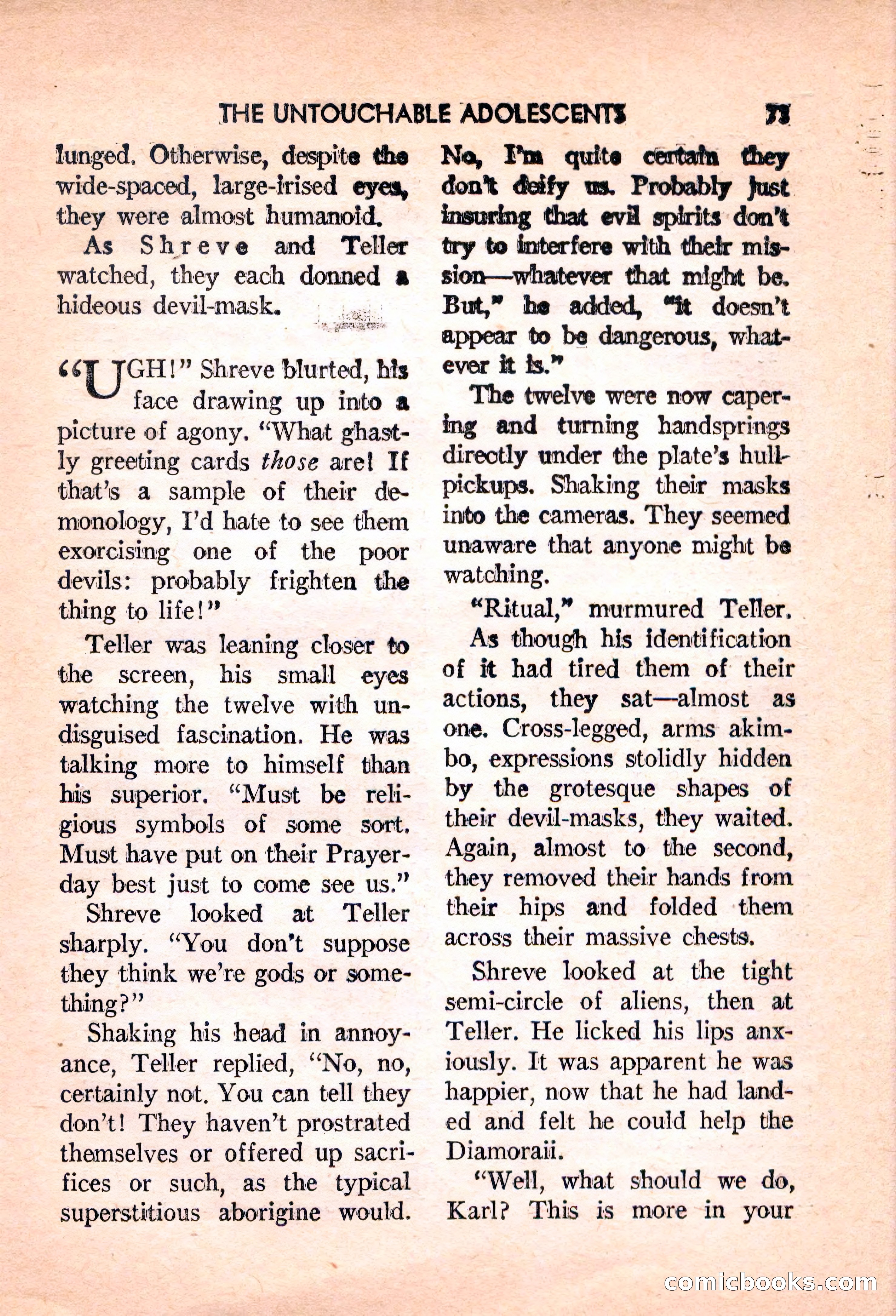 Super Science Fiction, February 1957 — page 75 of 132