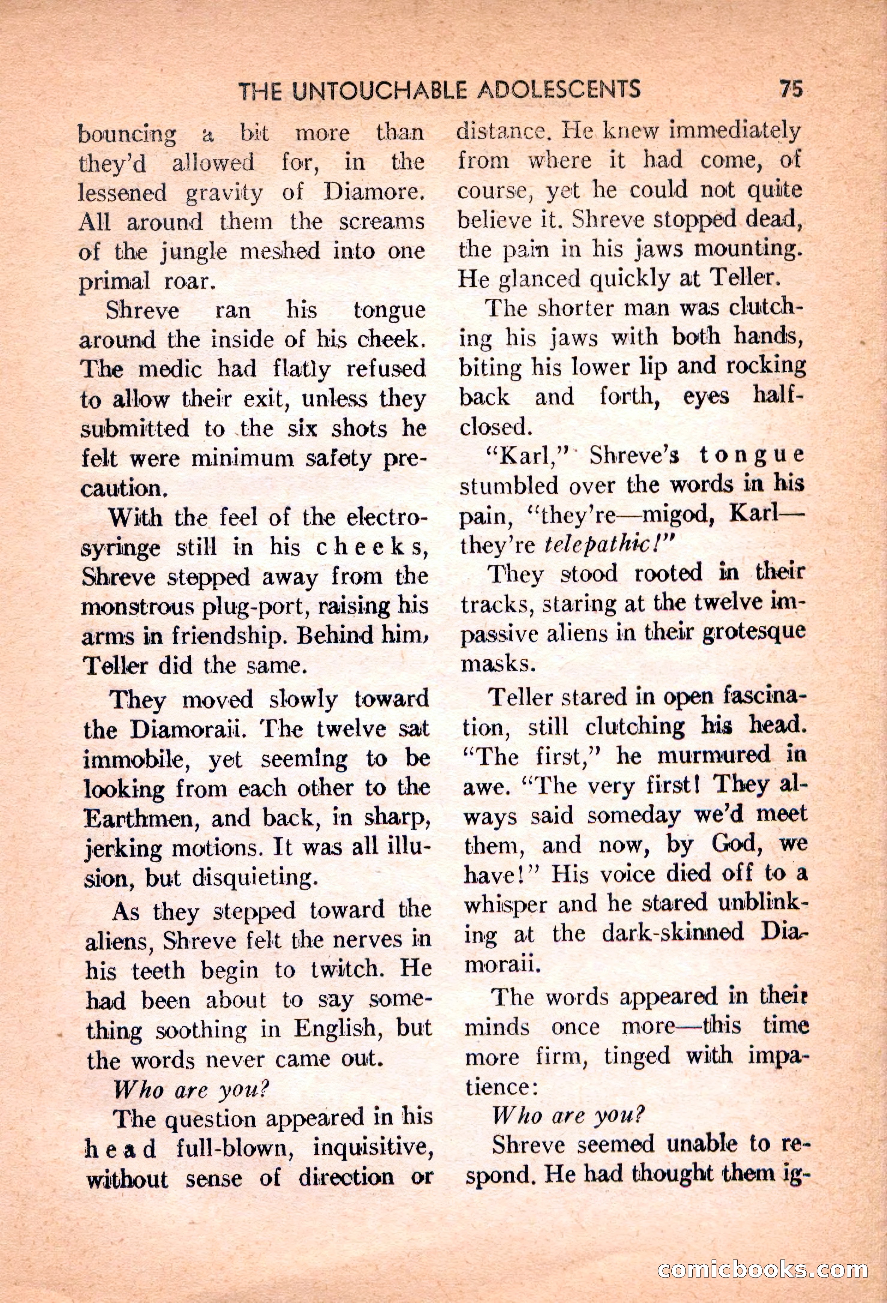 Super Science Fiction, February 1957 — page 77 of 132