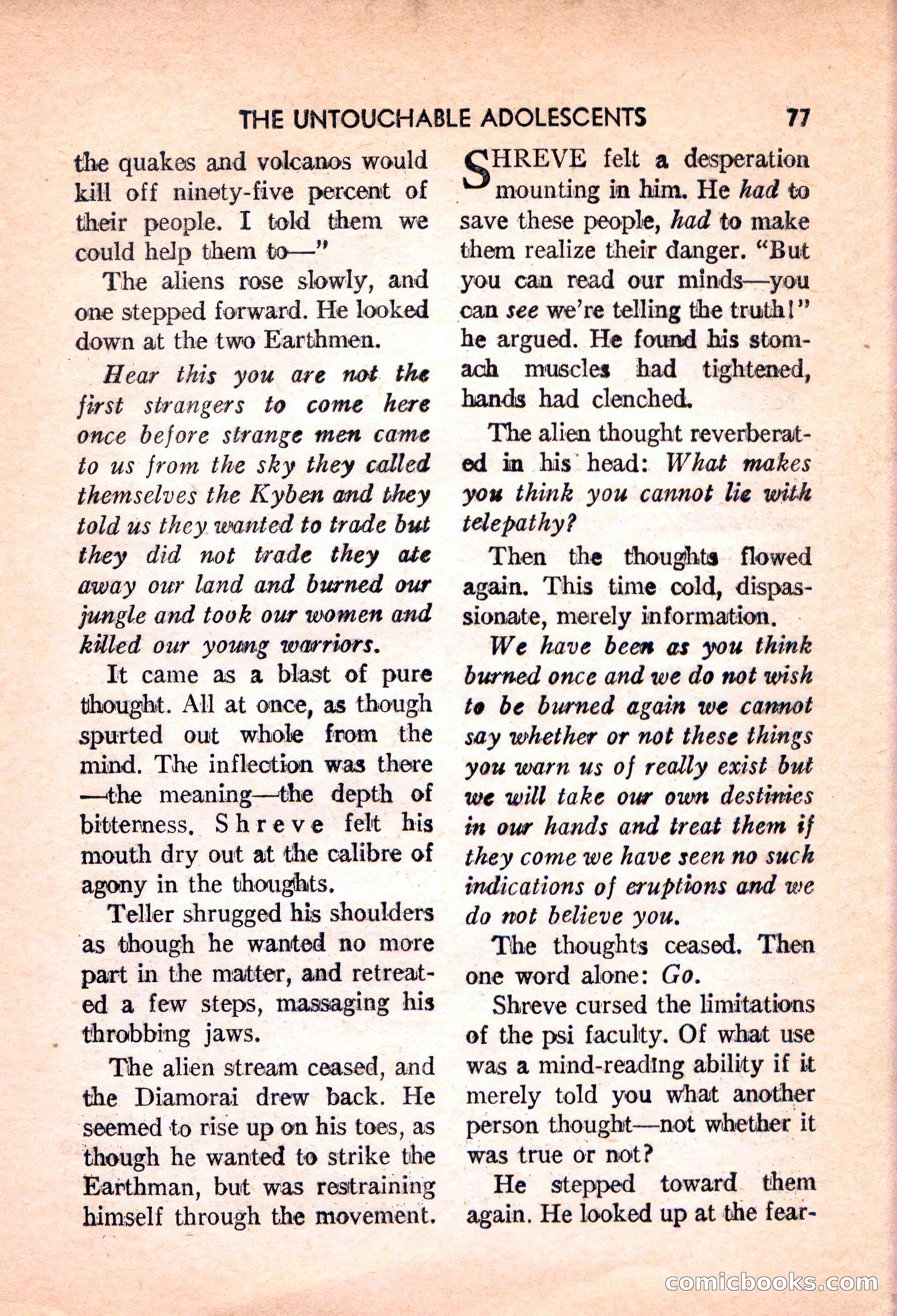 Super Science Fiction, February 1957 — page 79 of 132