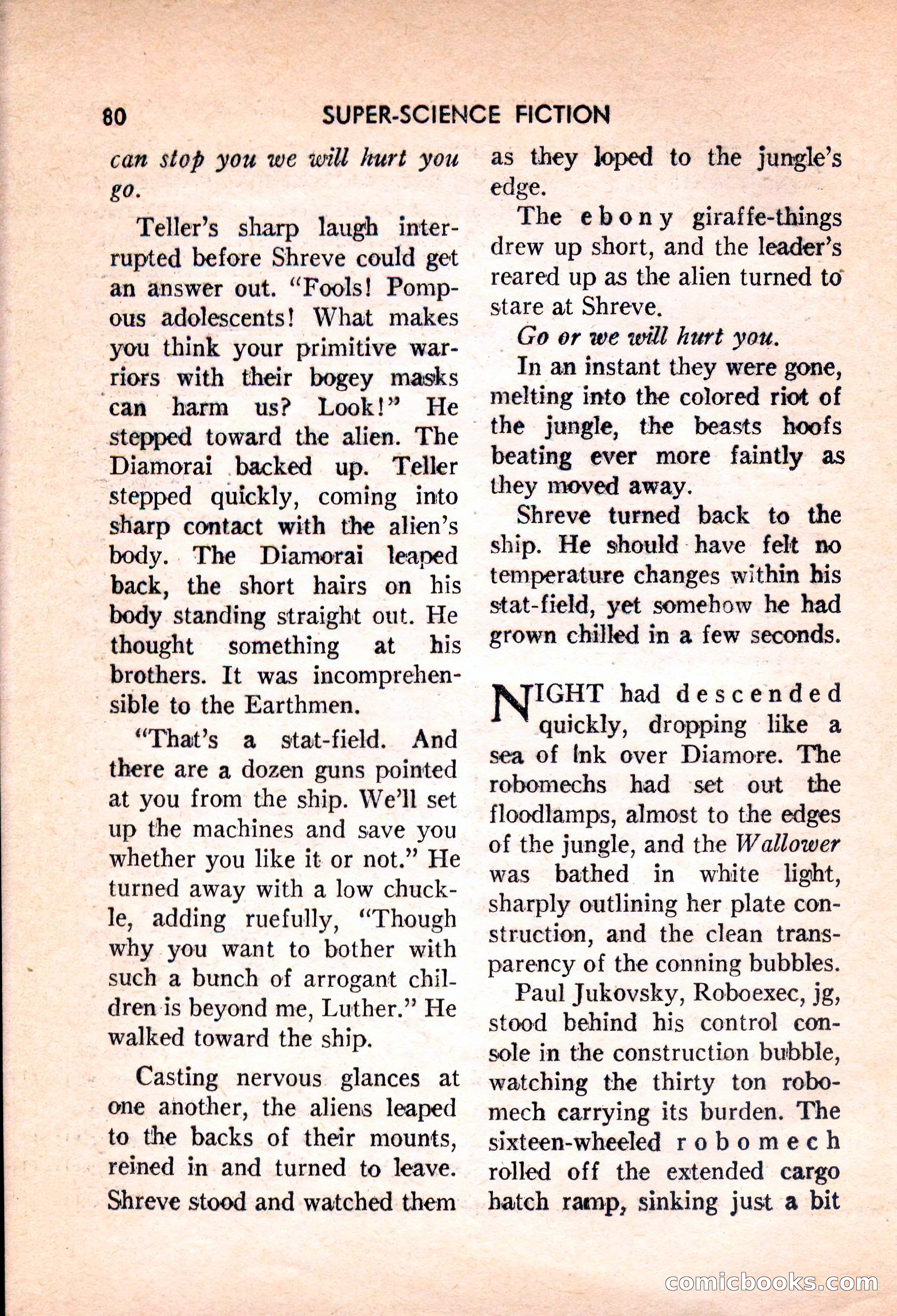 Super Science Fiction, February 1957 — page 82 of 132
