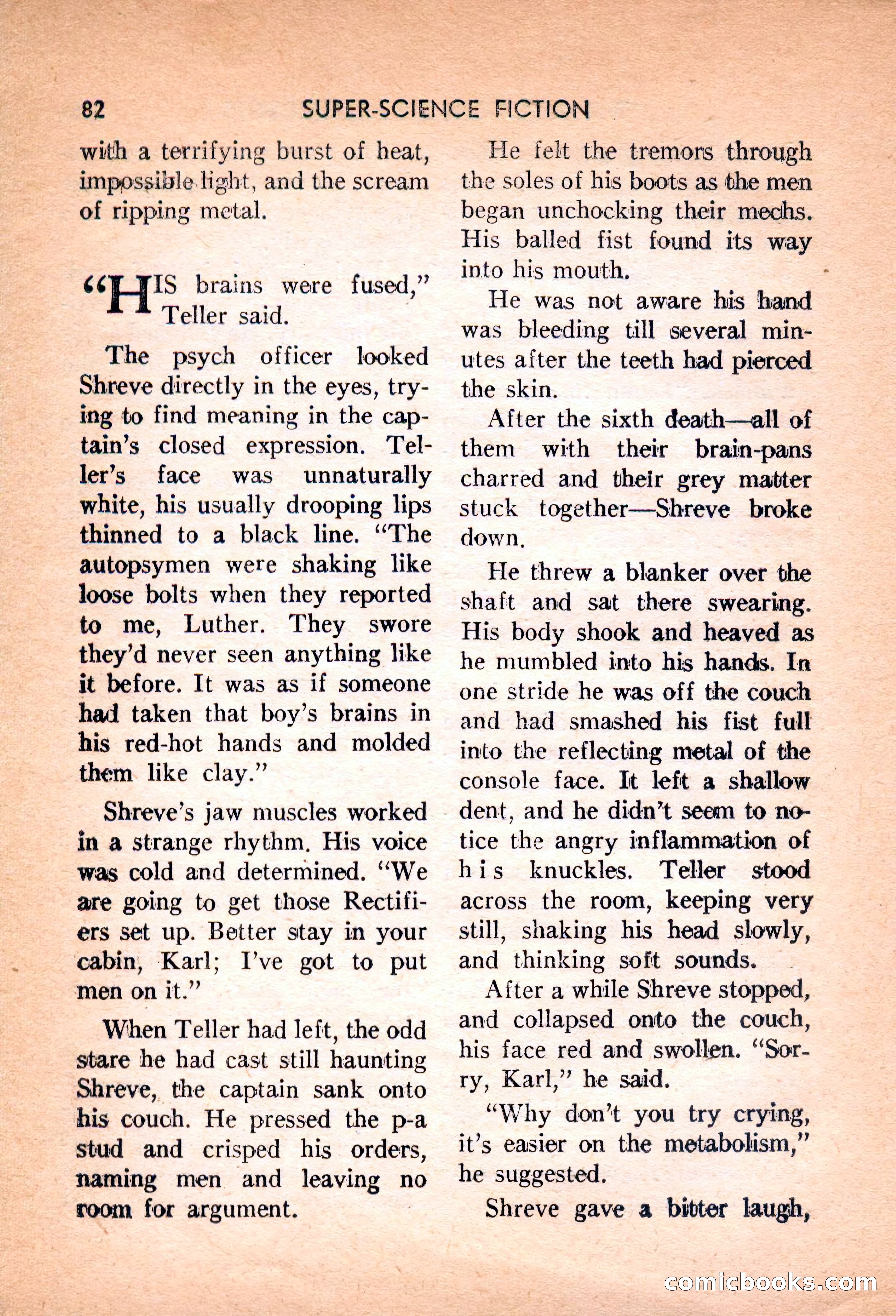 Super Science Fiction, February 1957 — page 84 of 132