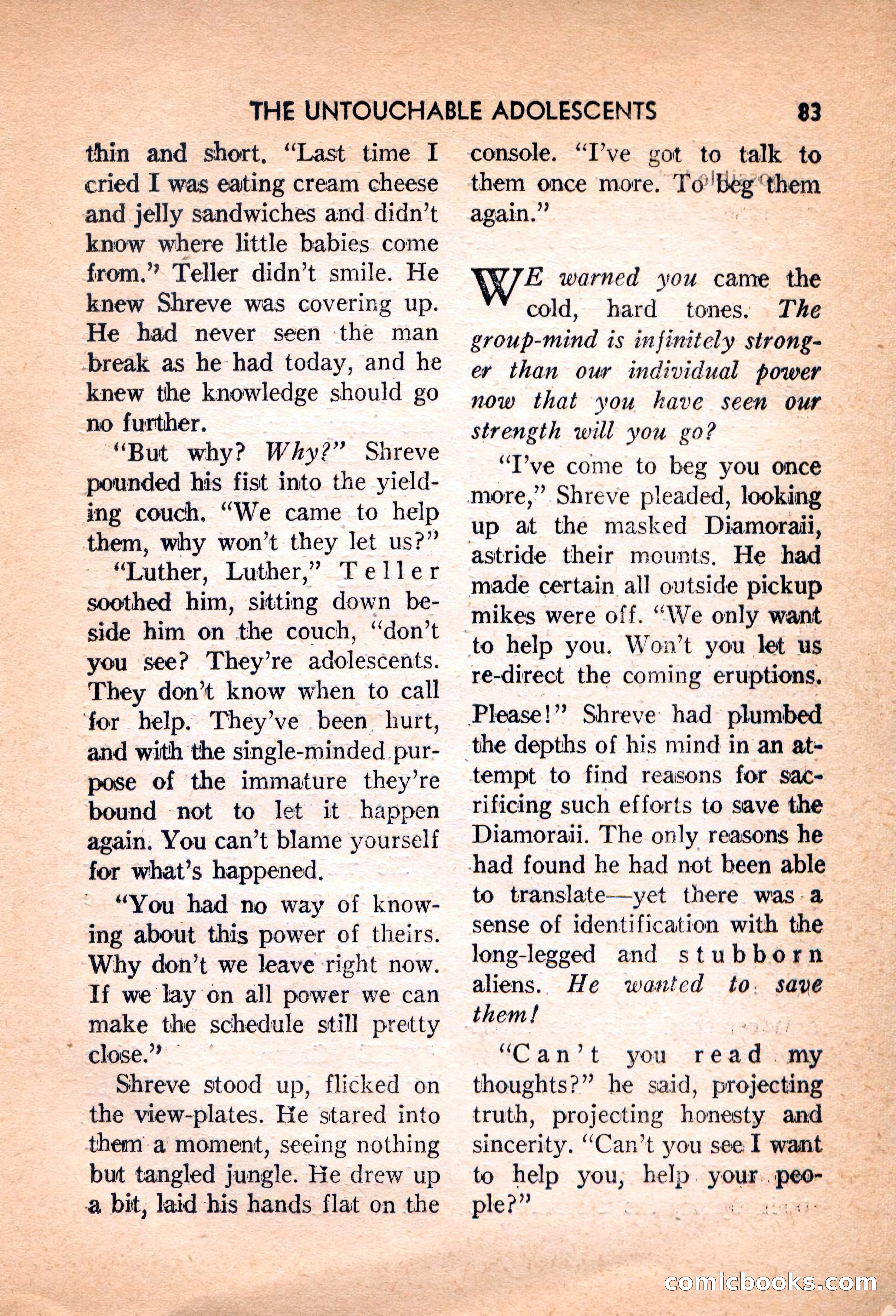Super Science Fiction, February 1957 — page 85 of 132