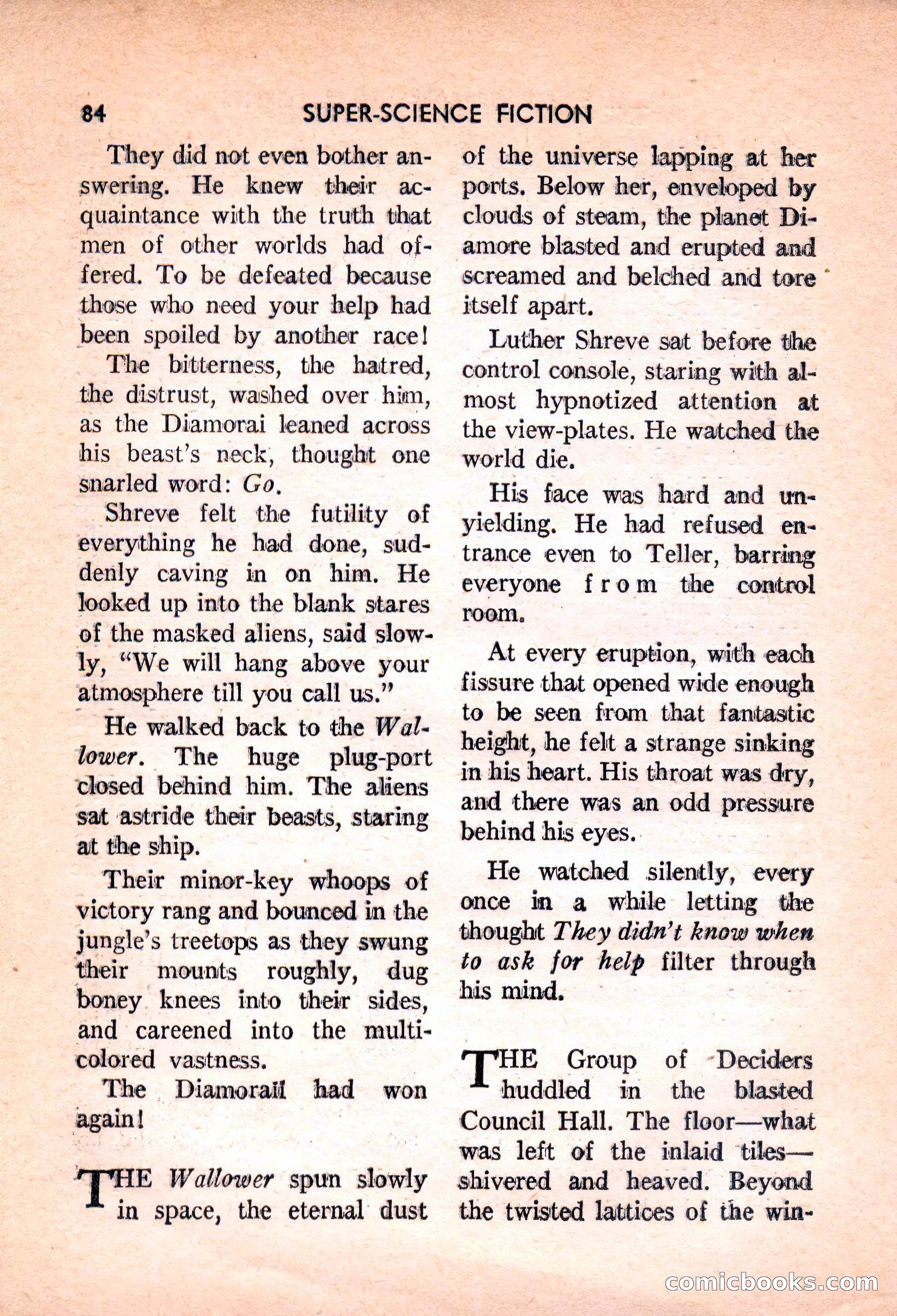Super Science Fiction, February 1957 — page 86 of 132