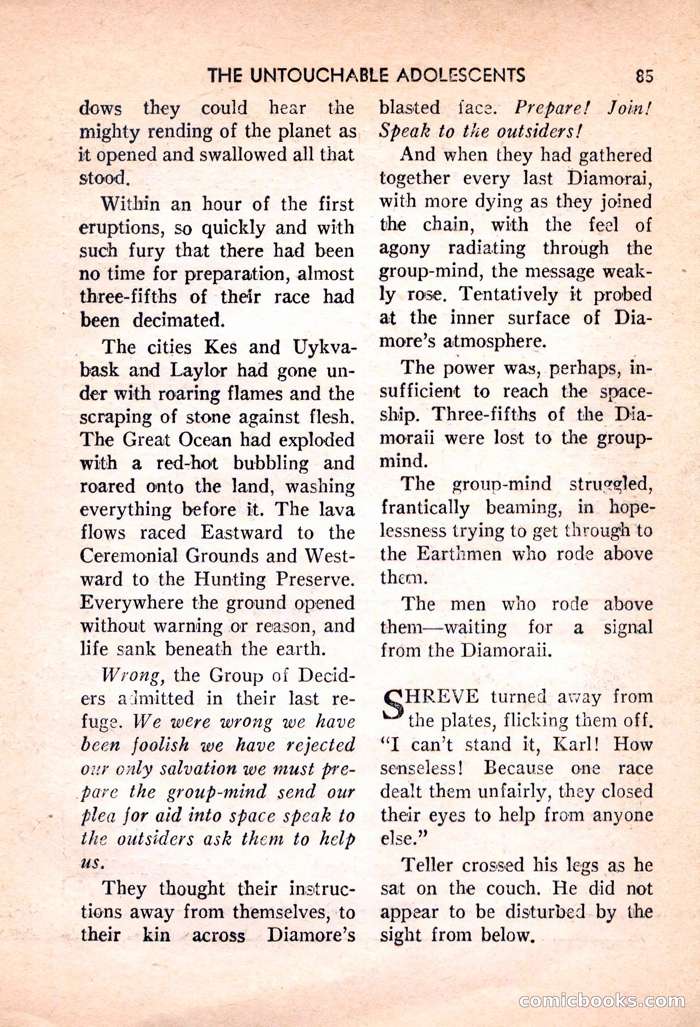 Super Science Fiction, February 1957 — page 87 of 132
