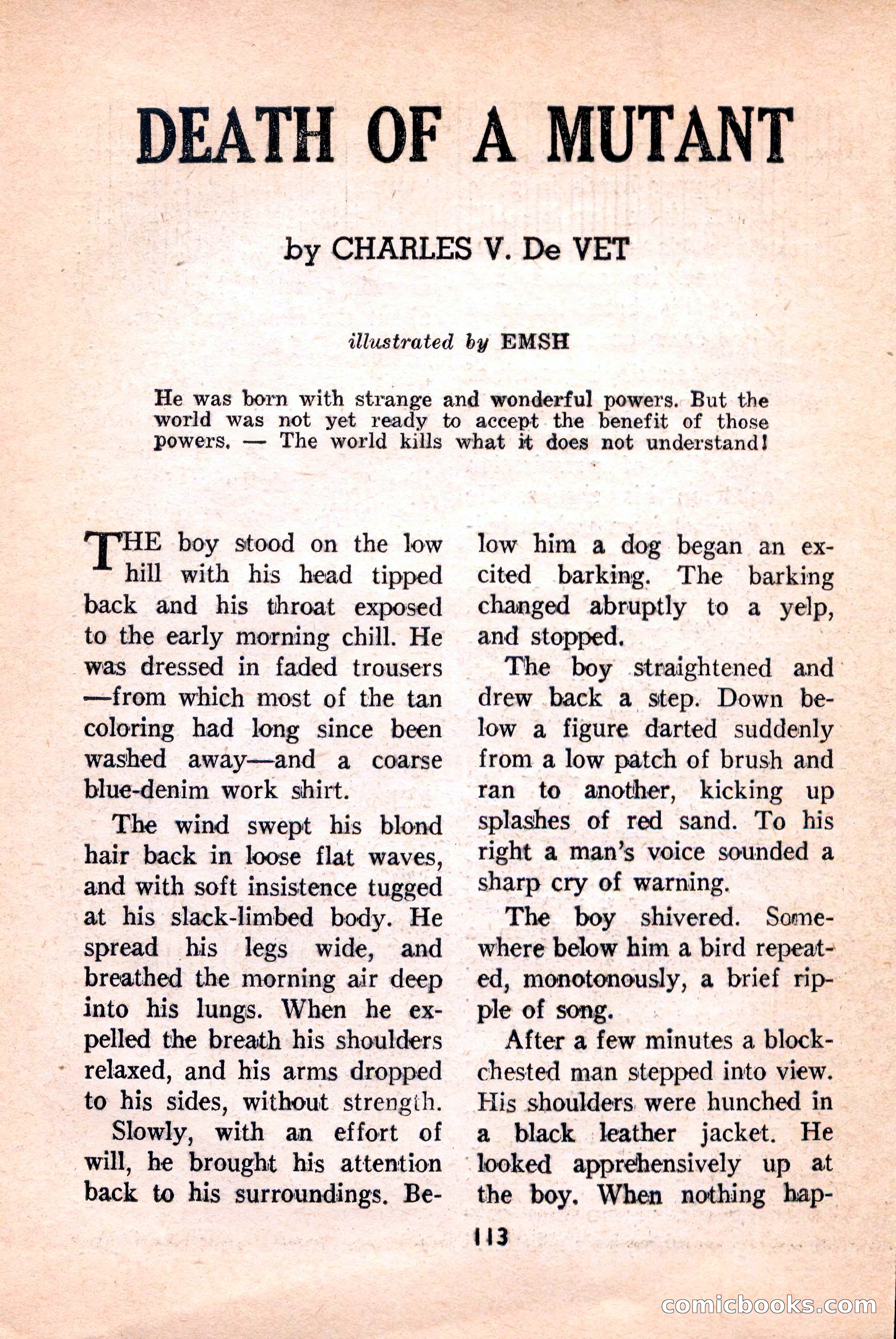 Super Science Fiction, February 1957 — page 115 of 132