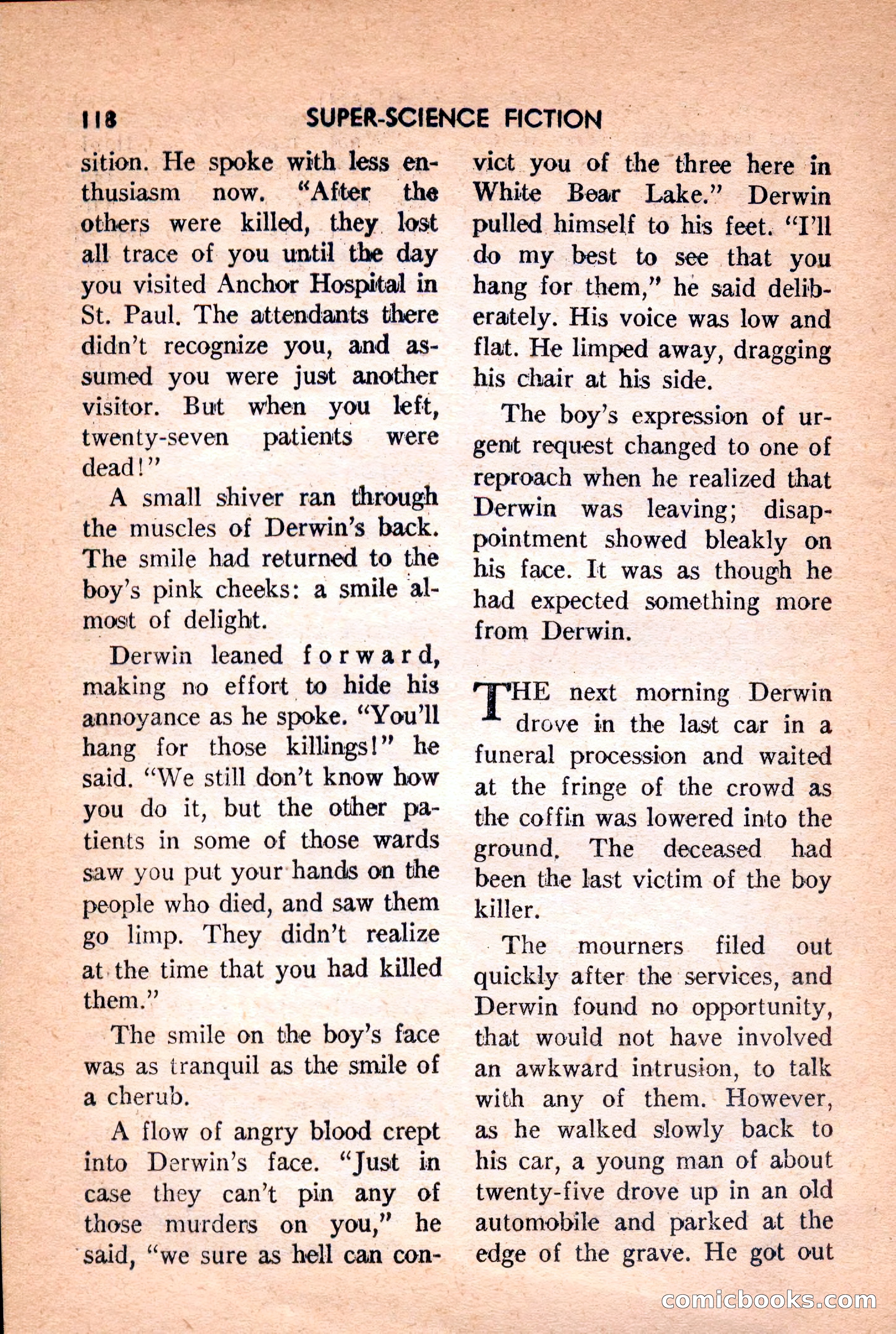 Super Science Fiction, February 1957 — page 120 of 132