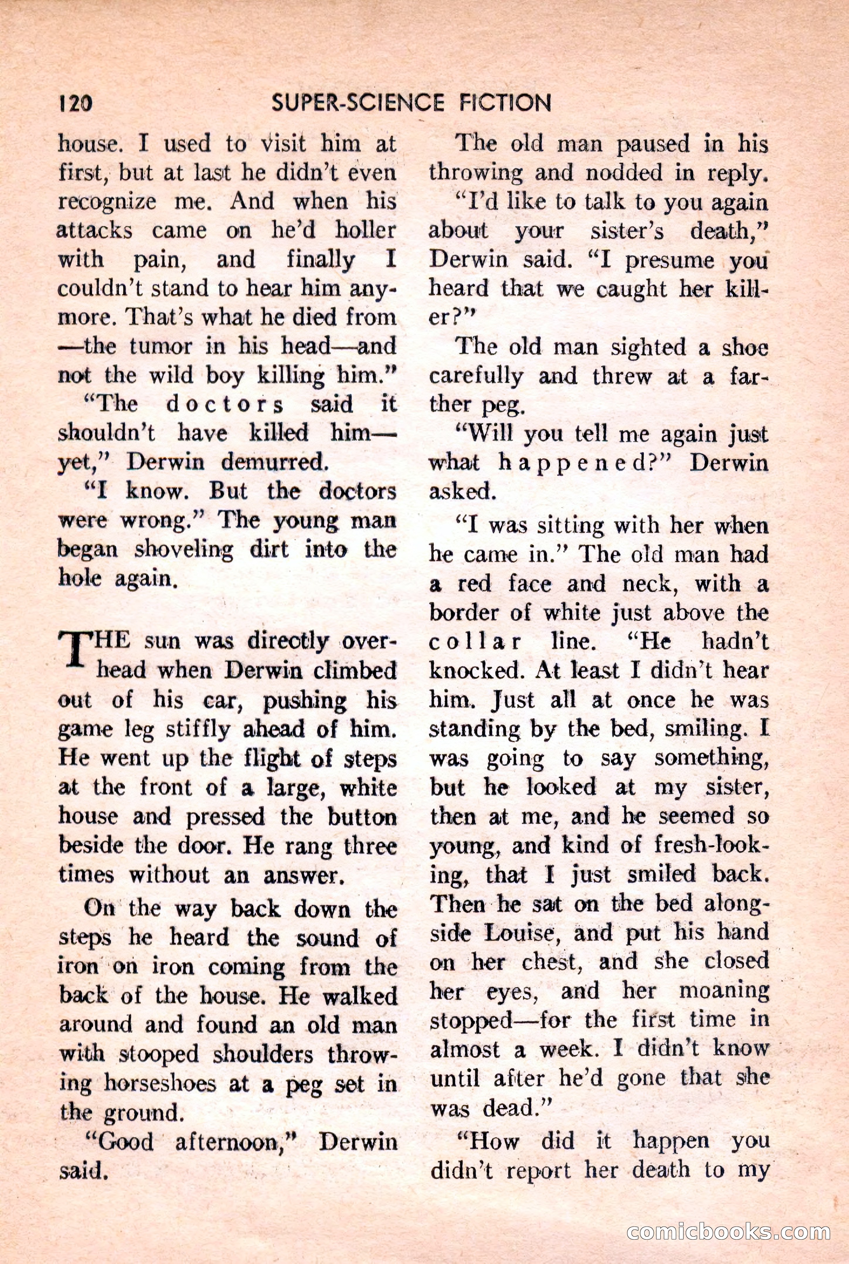 Super Science Fiction, February 1957 — page 122 of 132
