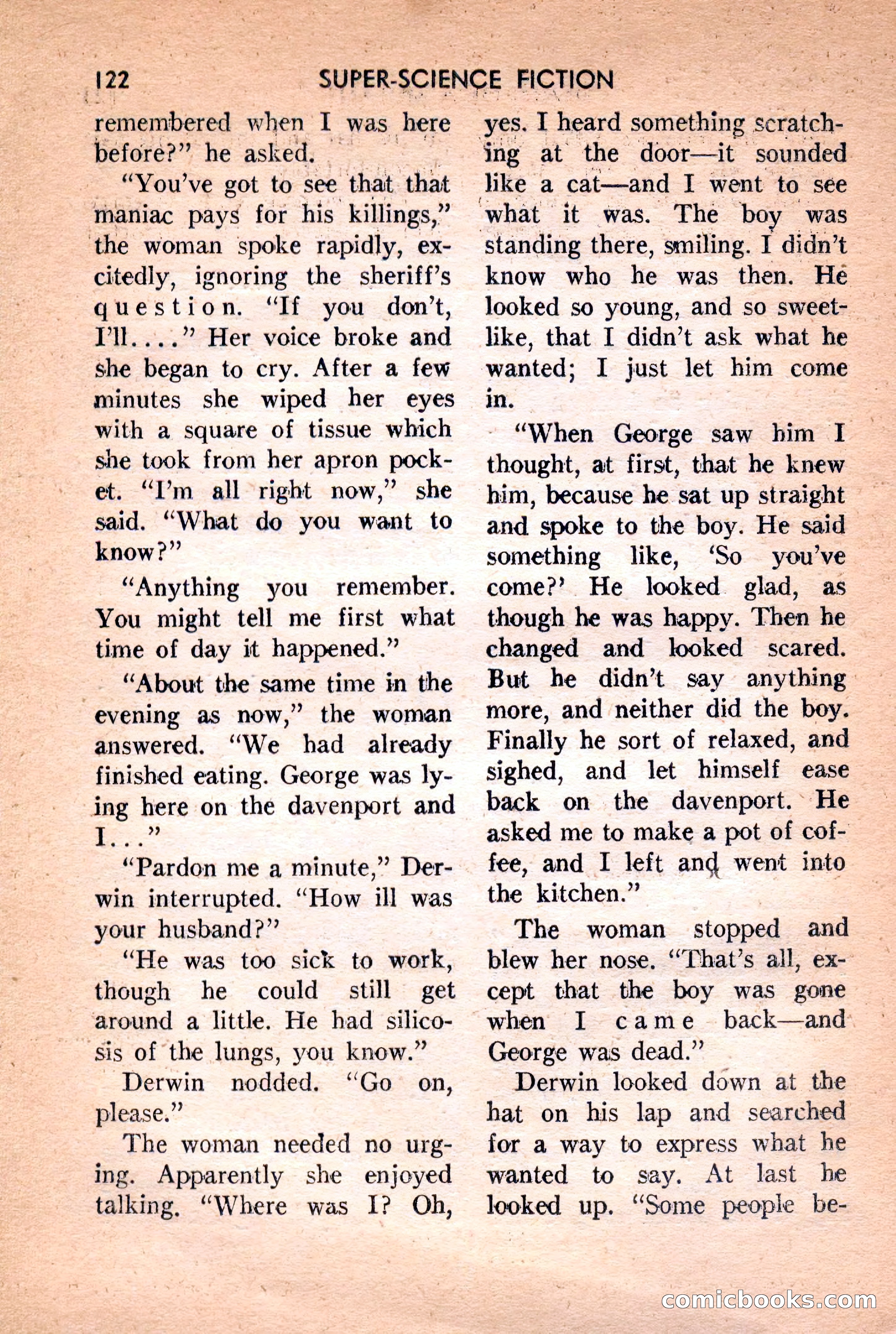 Super Science Fiction, February 1957 — page 124 of 132