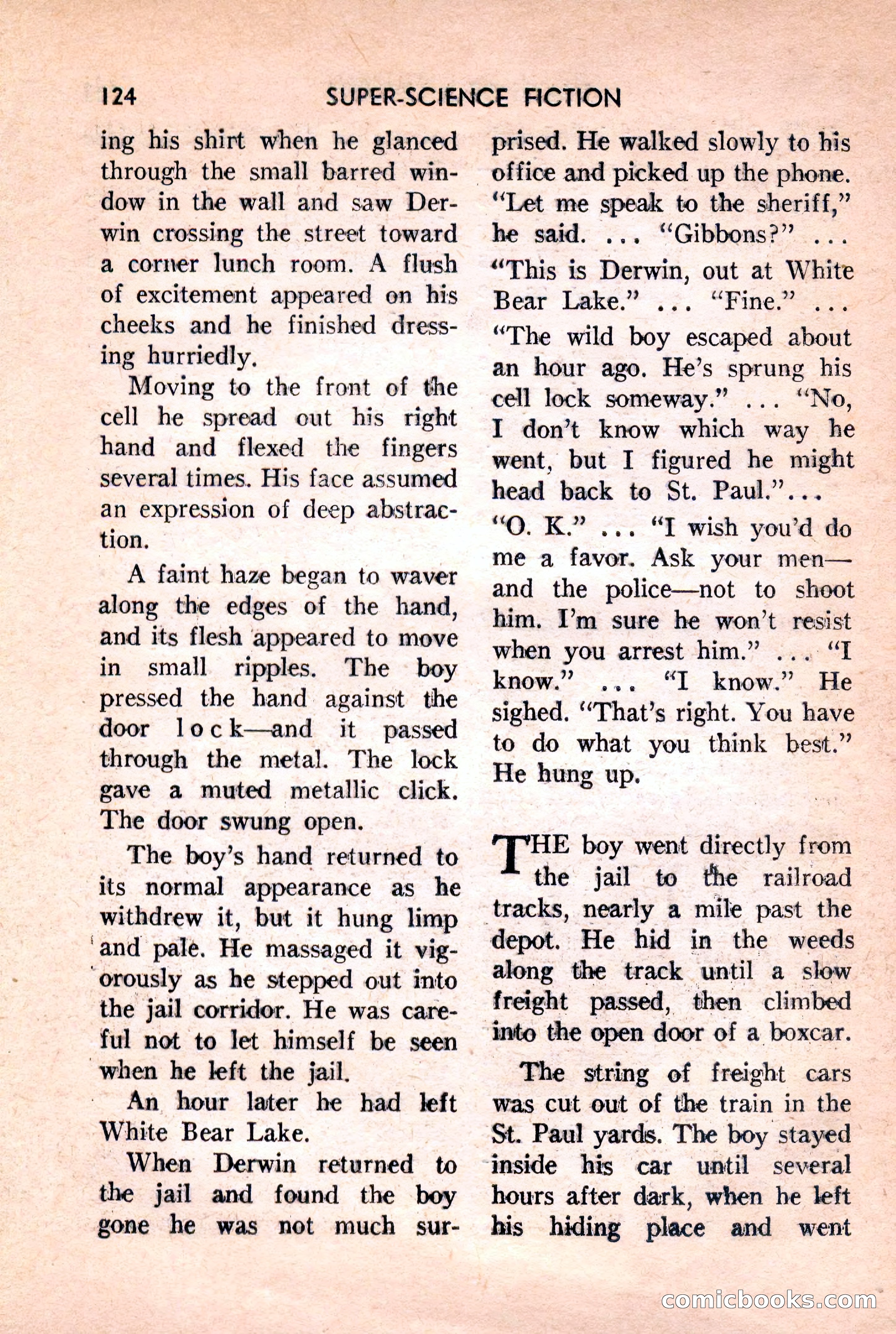 Super Science Fiction, February 1957 — page 126 of 132