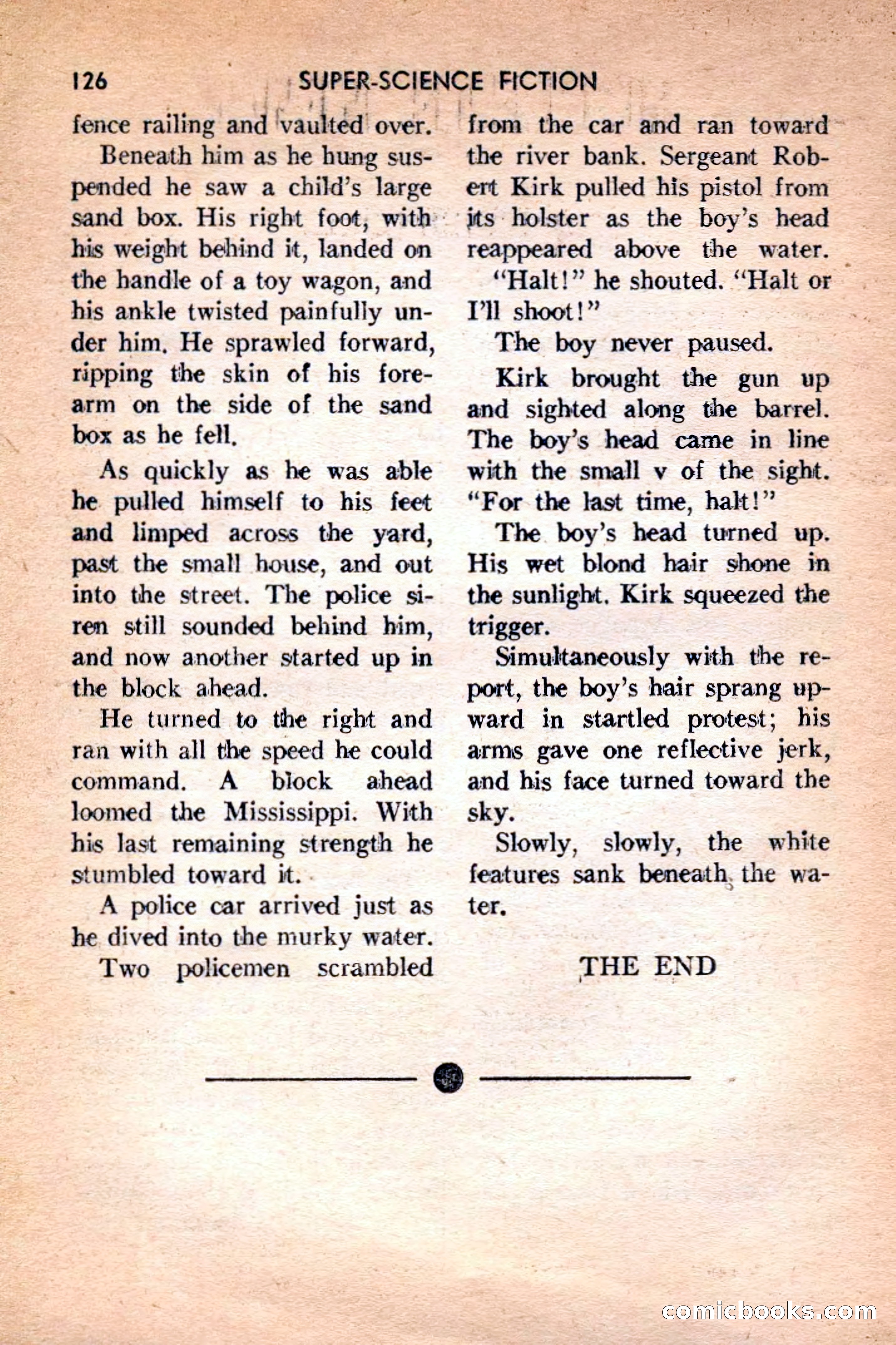 Super Science Fiction, February 1957 — page 128 of 132
