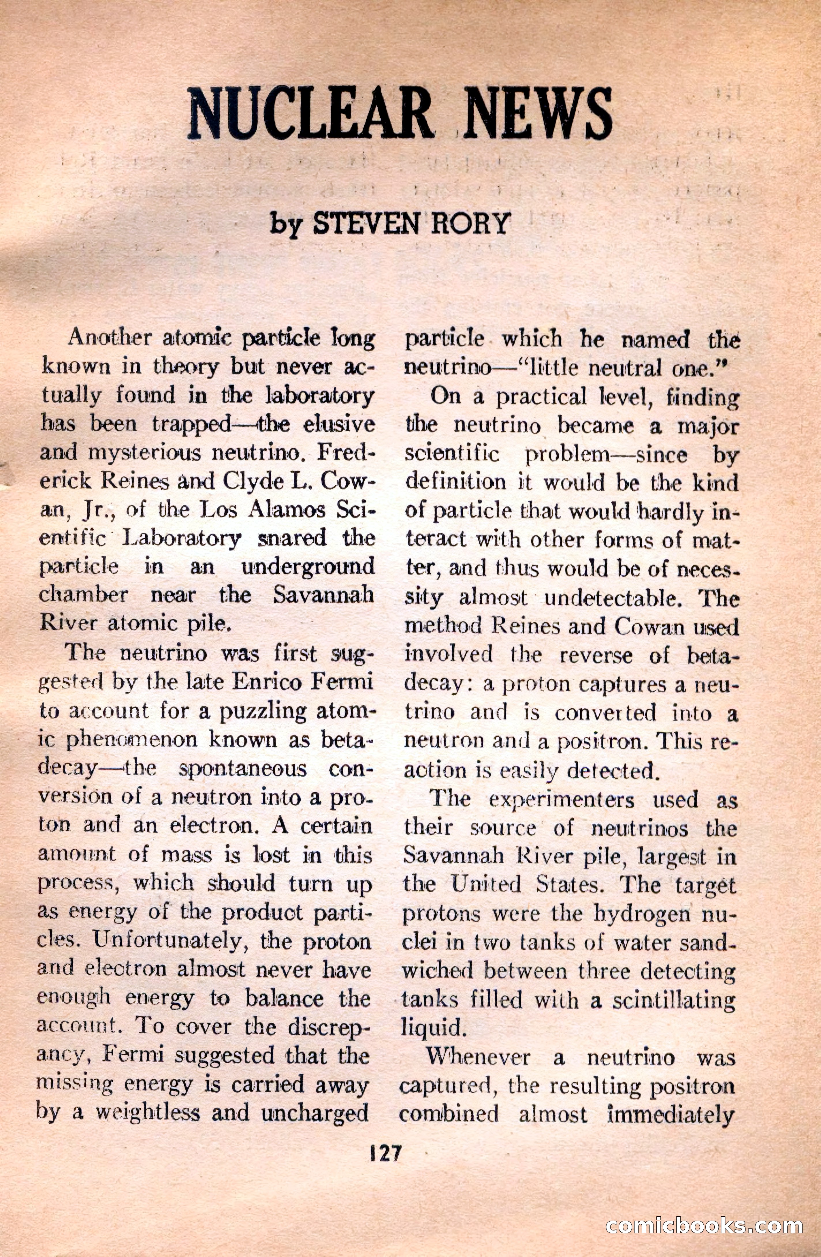 Super Science Fiction, February 1957 — page 129 of 132