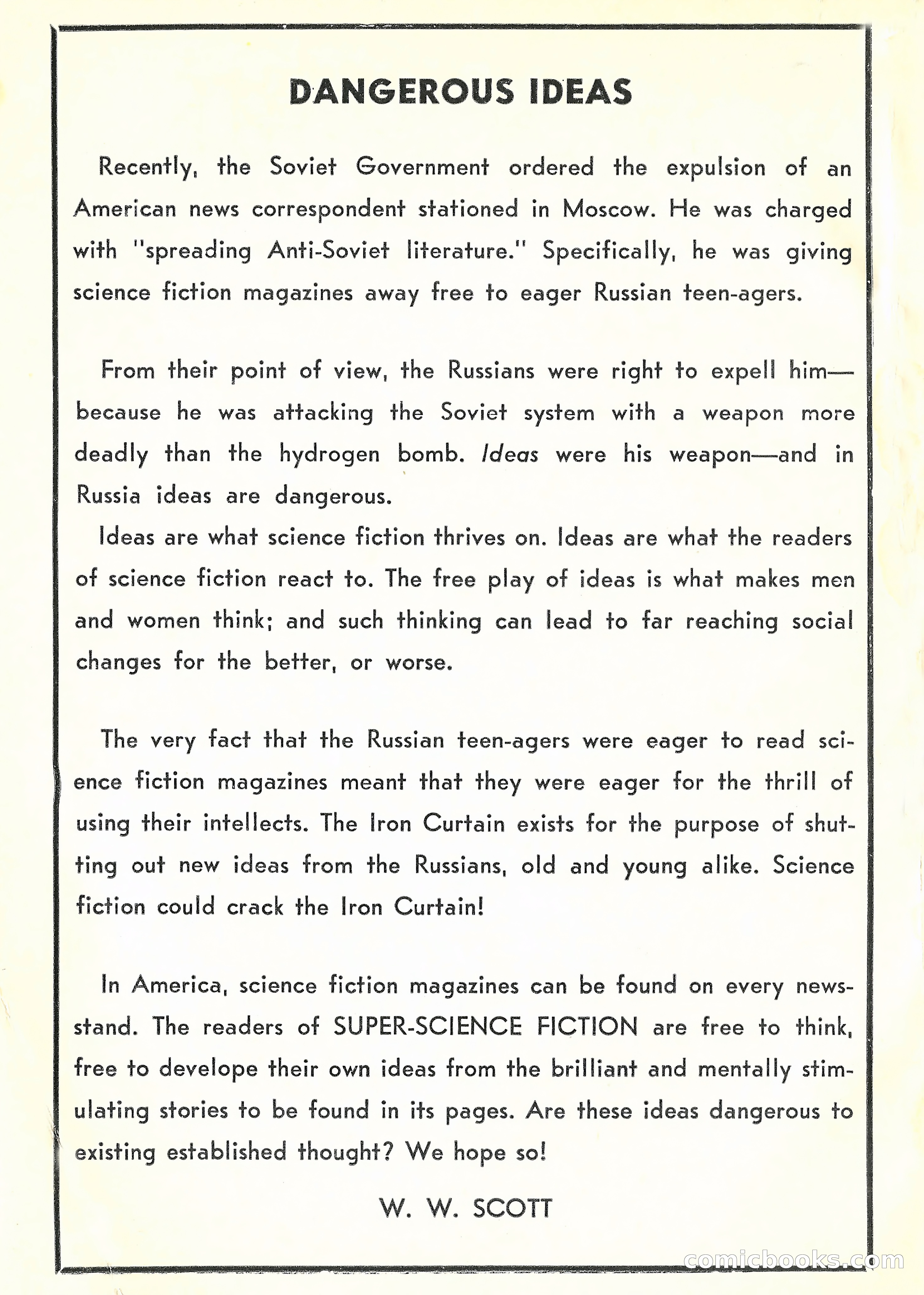 Super Science Fiction, August 1957 — page 2 of 132