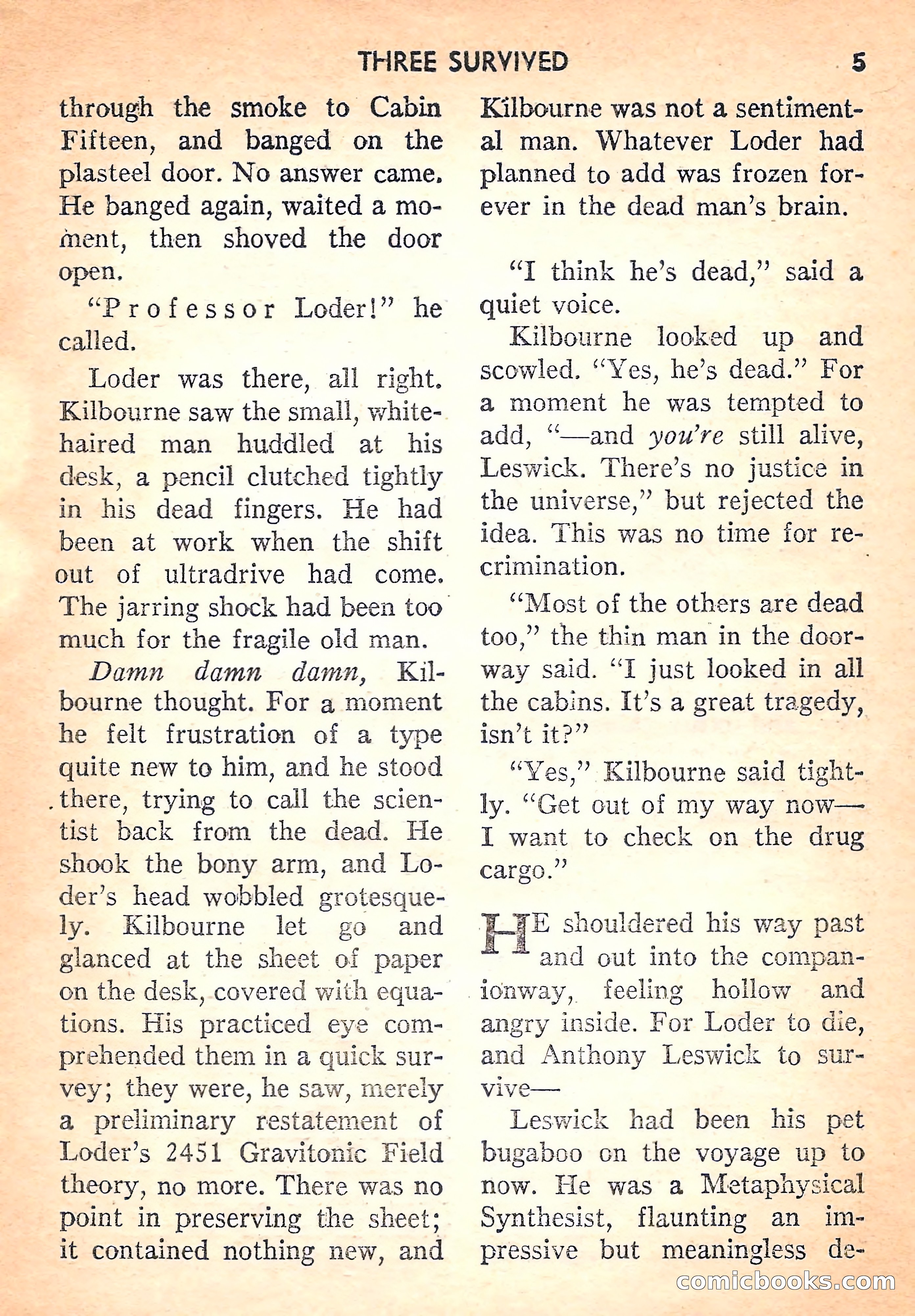 Super Science Fiction, August 1957 — page 7 of 132