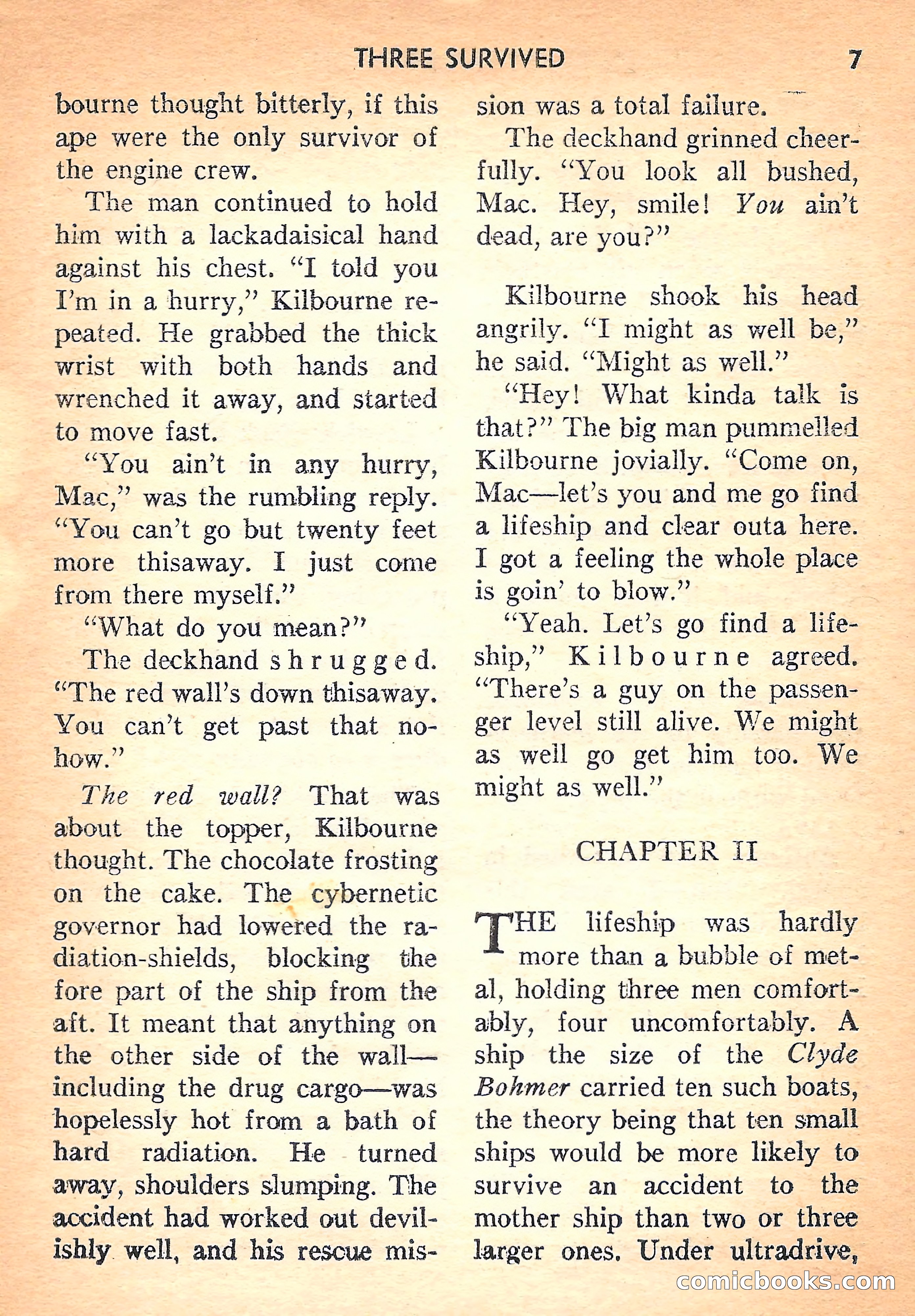 Super Science Fiction, August 1957 — page 9 of 132